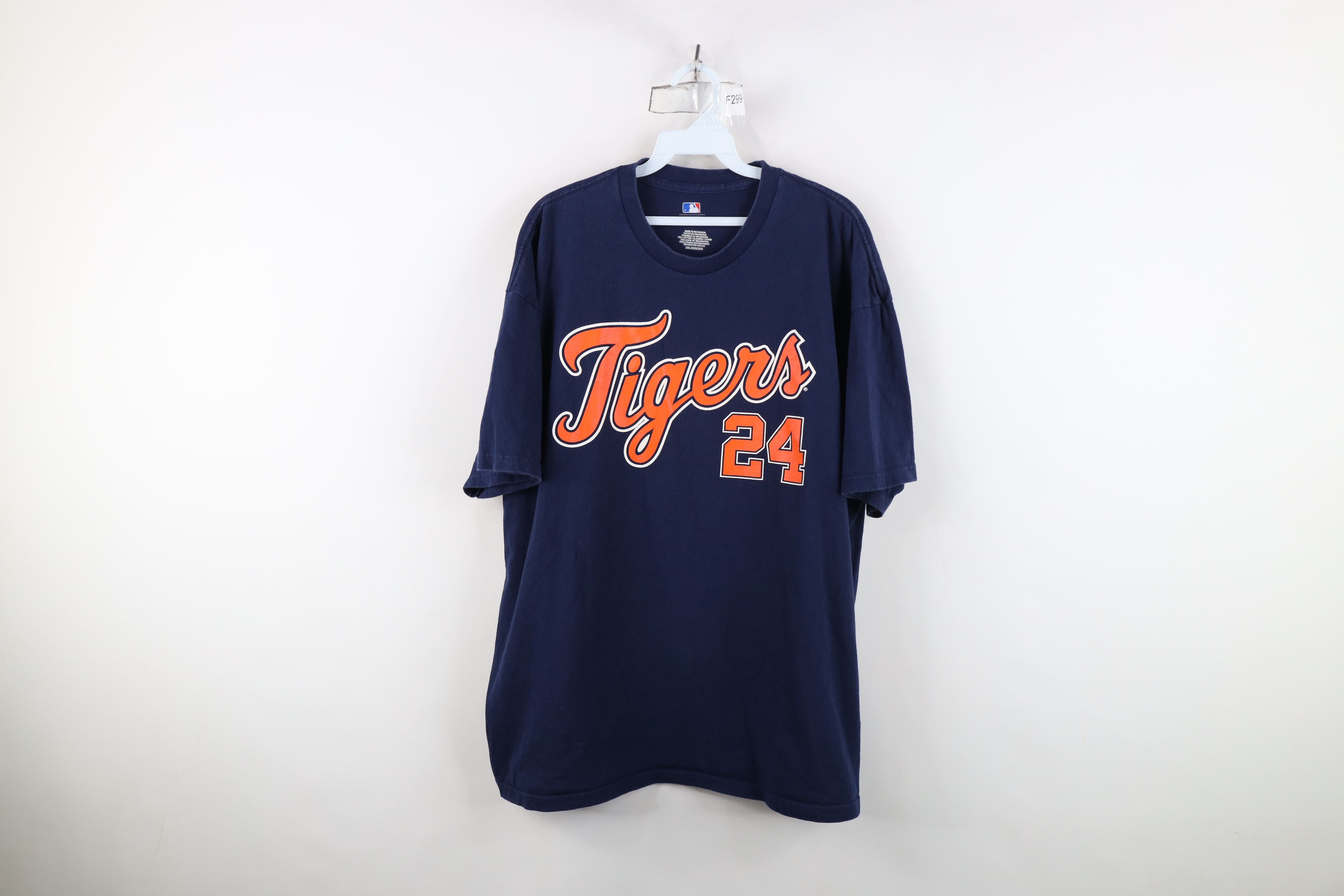 Vintage Vintage Detroit Tigers Baseball Jersey T-Shirt Blue #24 Size US XL / EU 56 / 4 - 1 Thumbnail