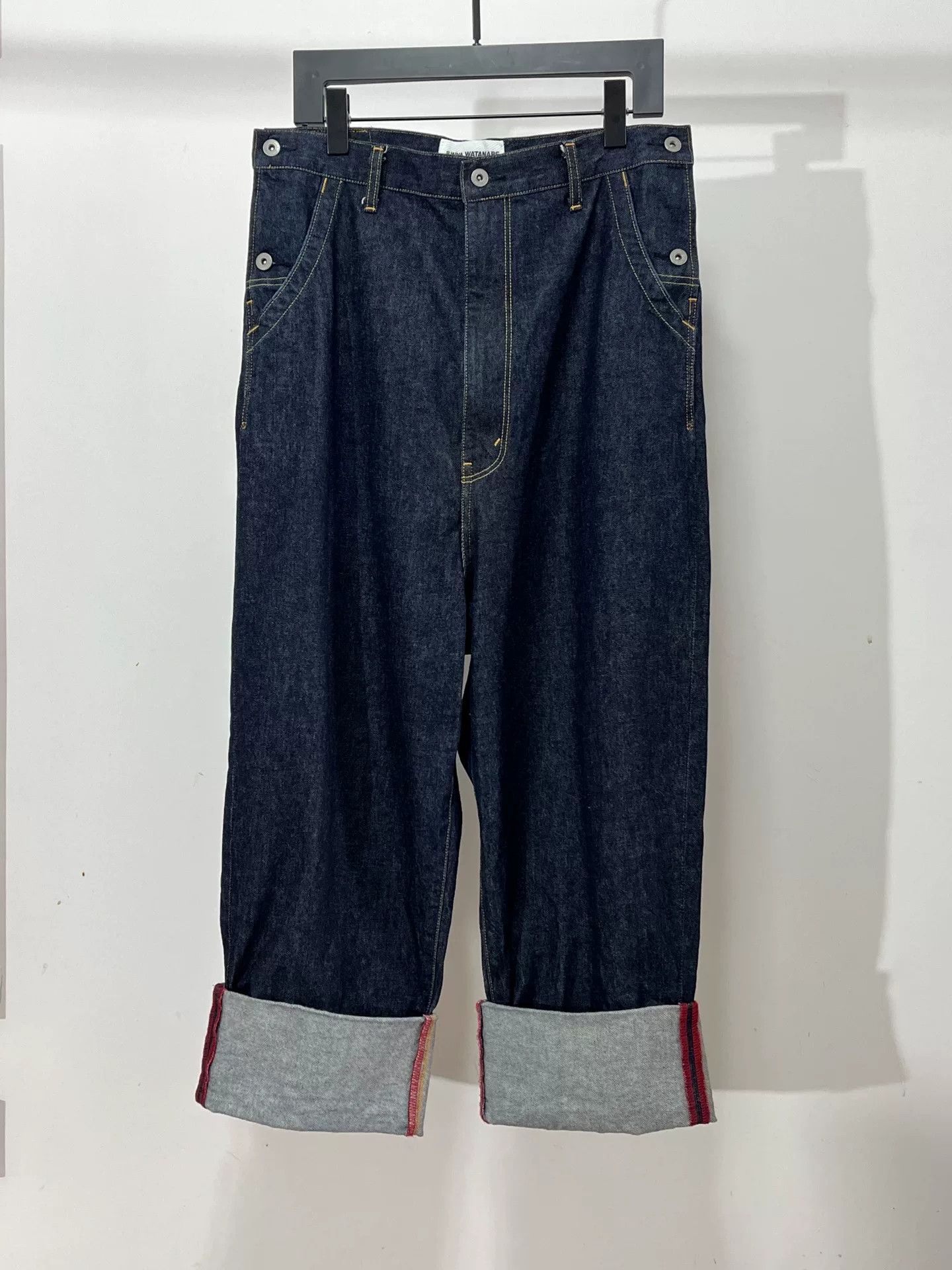 Junya Watanabe junya watanabe cdg straight leg denim pants Size US 34 / EU 50 - 1 Thumbnail