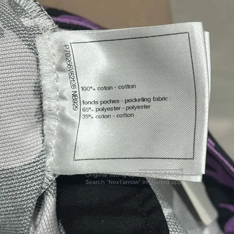 Chanel Chanel Purple Floral Cotton Summer Shorts . Size 28" / US 6 / IT 42 - 7 Thumbnail