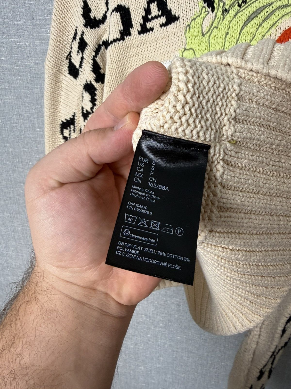H&M H&M Studio Collection S/S 21 Jacquard Knit Oversized Sweater Size US S / EU 44-46 / 1 - 12 Thumbnail