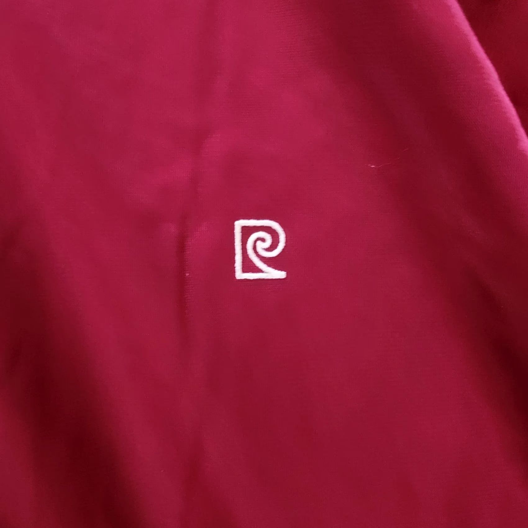 Pierre Cardin VINTAGE Pierre Cardin Track Jacket Mens L 80s Burgundy Red Striped Full Zip Short Sleeve Knit Polyester Size US L / EU 52-54 / 3 - 4 Thumbnail