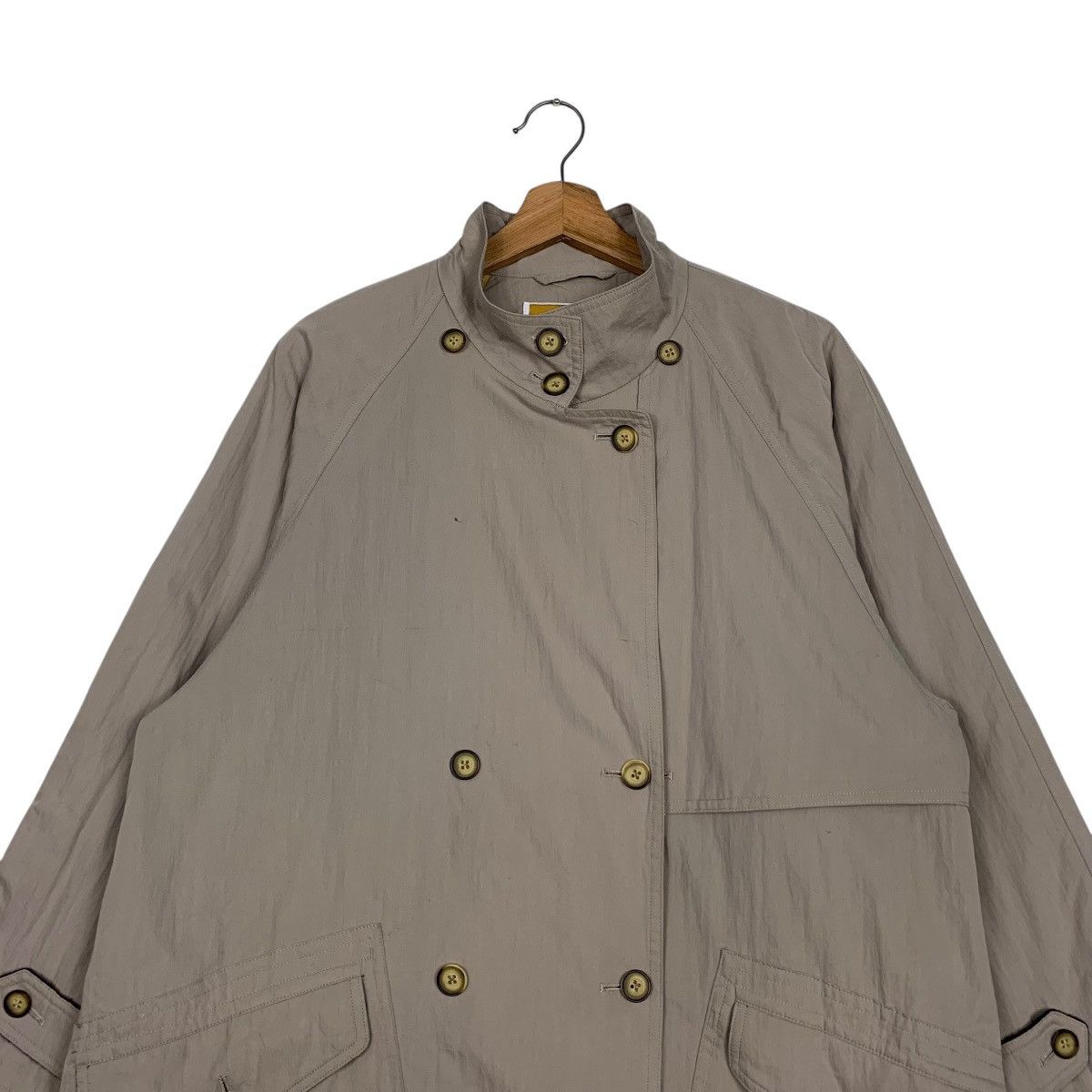 Japanese Brand Japanese Brand Black Duck Double Breasted Overcoat Size L / US 10 / IT 46 - 2 Thumbnail