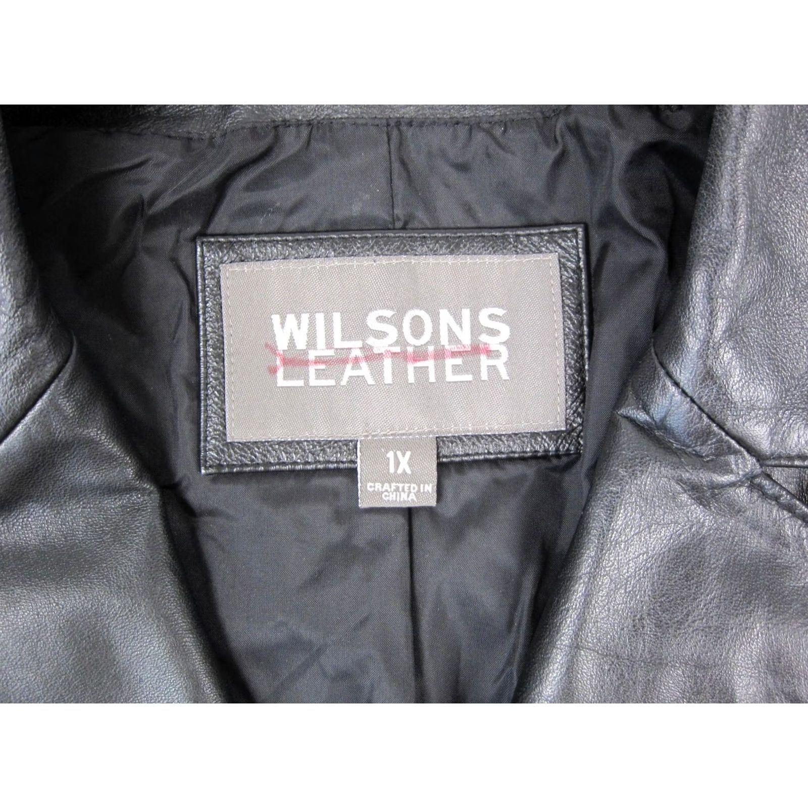 Vintage VINTAGE Wilsons Leather Jacket Womens Plus Size 1X Black Thinsulate 90s Size XL / US 12-14 / IT 48-50 - 3 Thumbnail