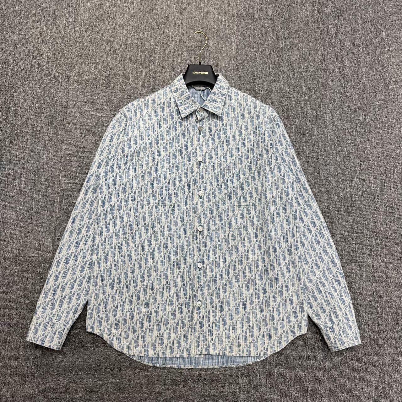 Dior Dior Monogram Long Sleeve Shirt Size US M / EU 48-50 / 2 - 1 Thumbnail