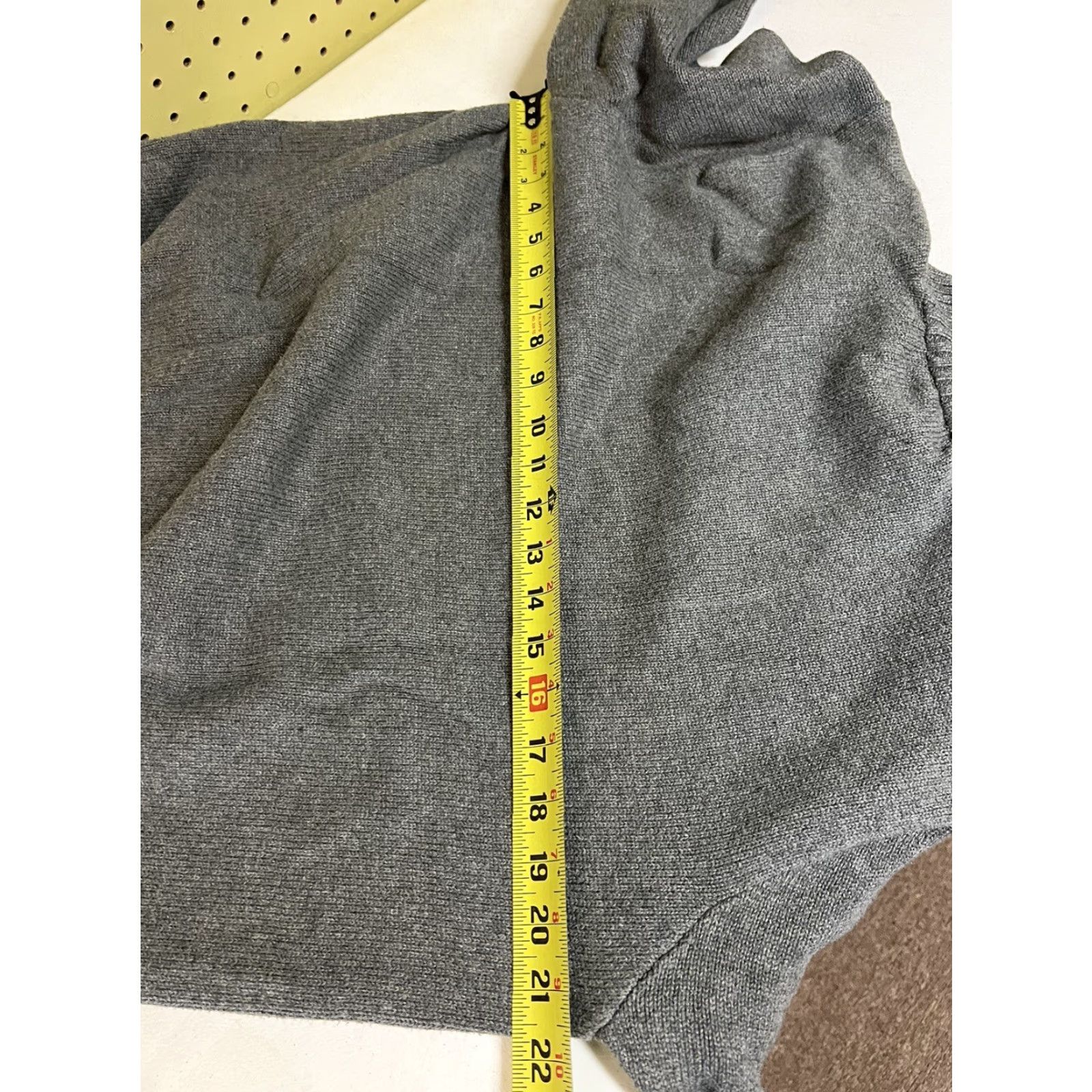 Polo Ralph Lauren VINTAGE Polo Ralph Lauren Sweater Mens XL Gray Collared Long Sleeve Logo Embroidered 1/4 Button Zipper Pullover Knit Regular Shirt? Size US XL / EU 56 / 4 - 4 Thumbnail