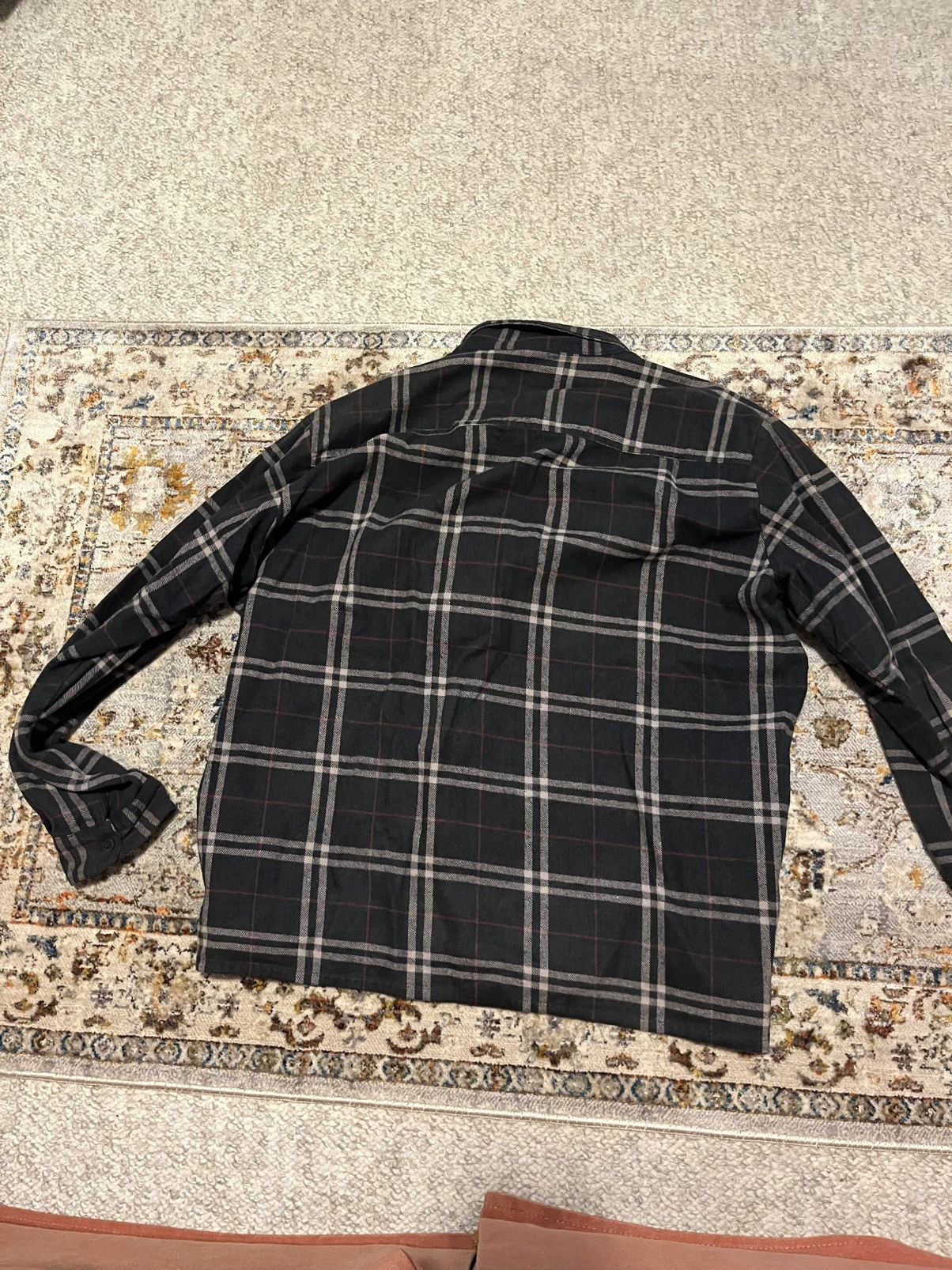 Vintage Zip-up flannel shirt Size US XL / EU 56 / 4 - 3 Thumbnail