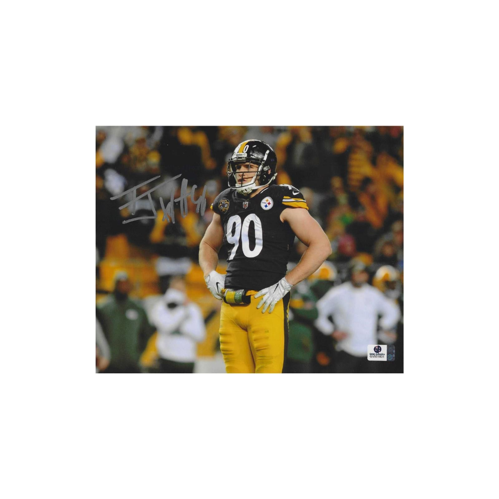 Other T.J. Watt Pittsburgh Steelers Signed 8x10 Photo coa W/Frame Size ONE SIZE - 4 Thumbnail