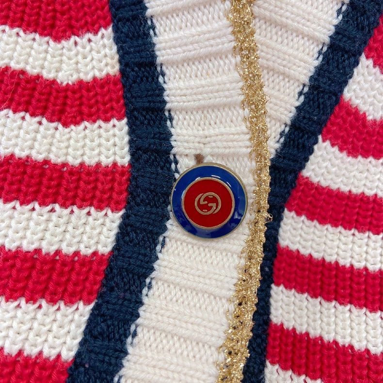 Gucci Gucci Striped cardigan jacket 2504-Nextarrow Size M / US 6-8 / IT 42-44 - 6 Thumbnail