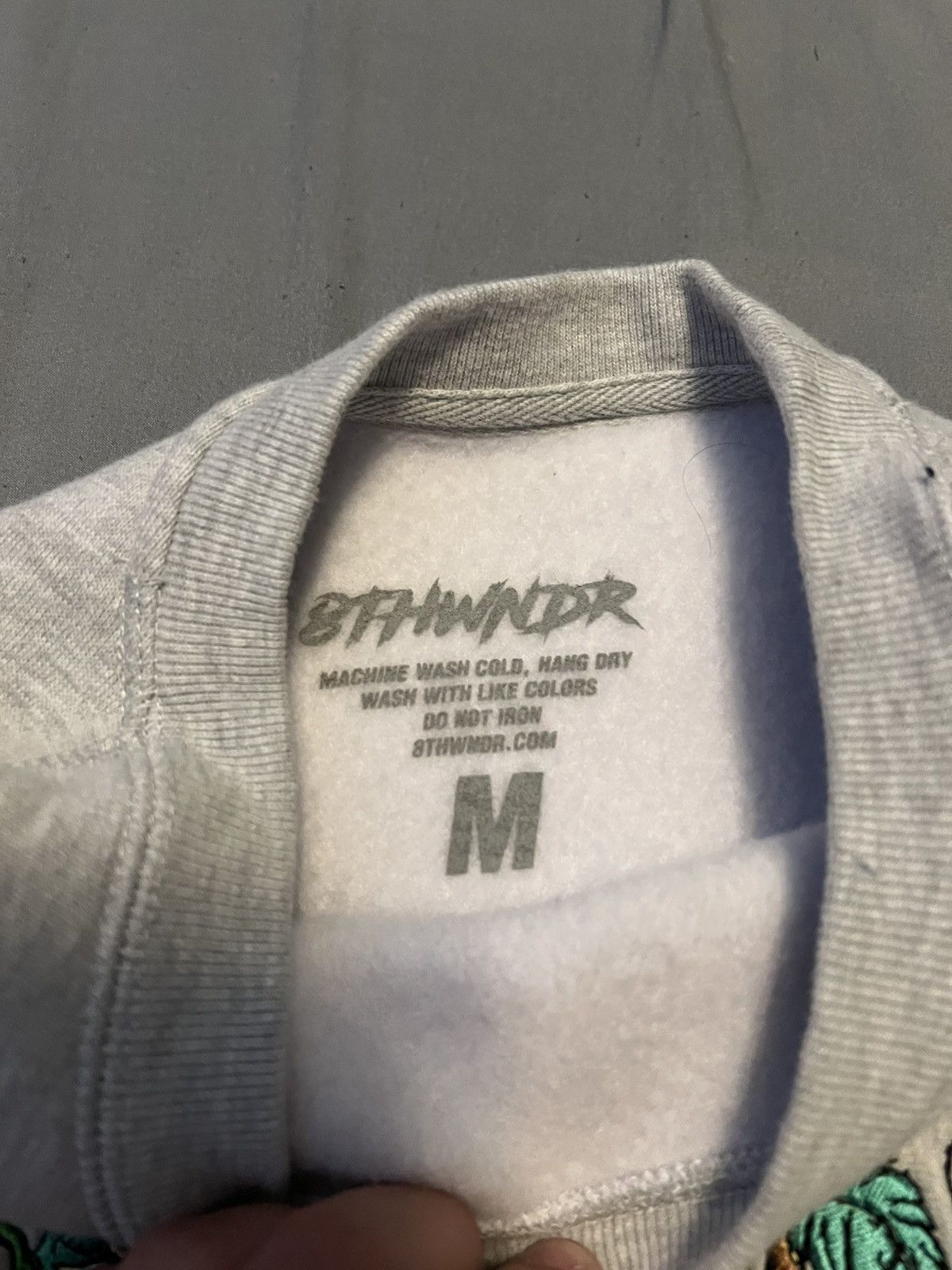 8THWNDR 8thwndr nature logo crewneck sweatshirt grey size medium Size US M / EU 48-50 / 2 - 3 Thumbnail