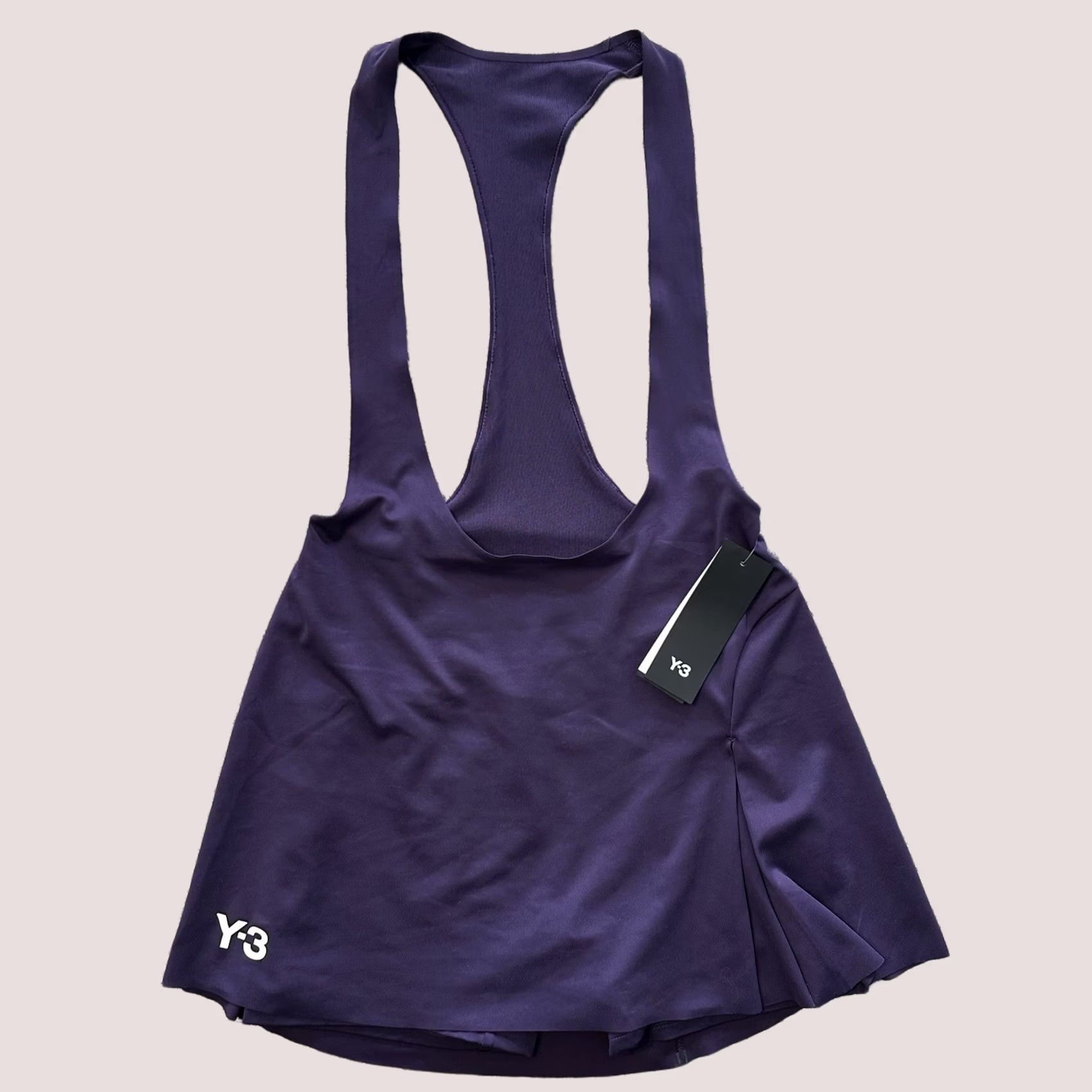 Adidas Adidas Y-3 Tennis Pro Bib Skort Womens M Plum Purple JM4743 Size ONE SIZE - 1 Thumbnail