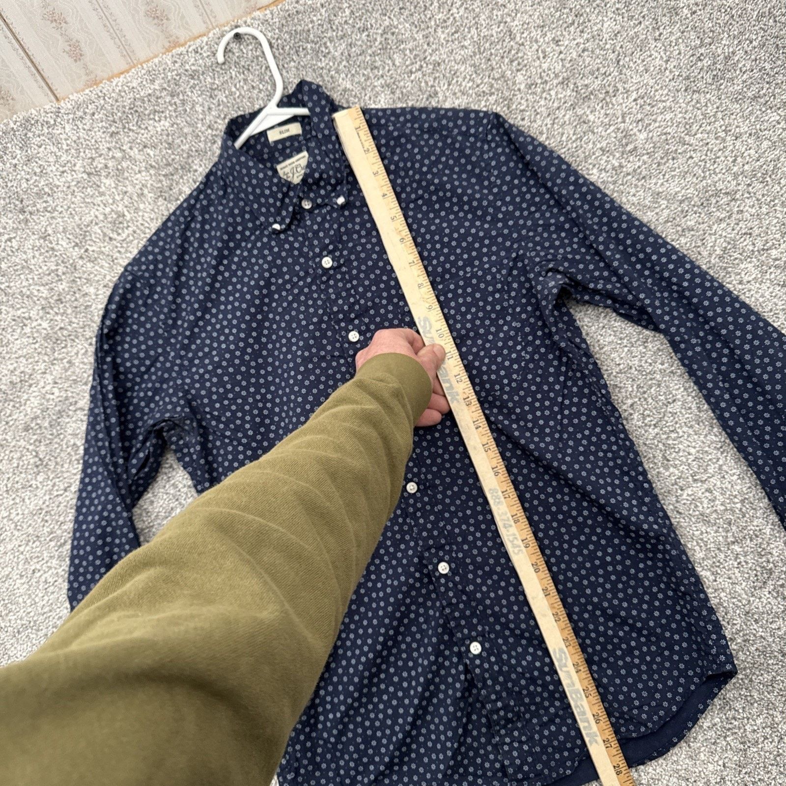 J.Crew J Crew Button Up Shirt Men Small Slim Fit Preppy Floral Size US S / EU 44-46 / 1 - 2 Thumbnail