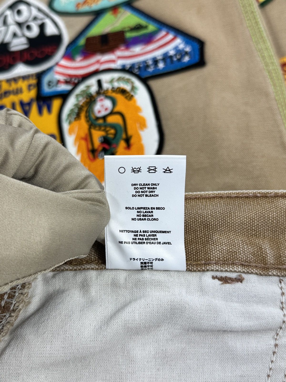 Better With Age GENTLEMENS PATCH WORK CARHARTT CARPENTER TROUSERS Size US 36 / EU 52 - 12 Thumbnail