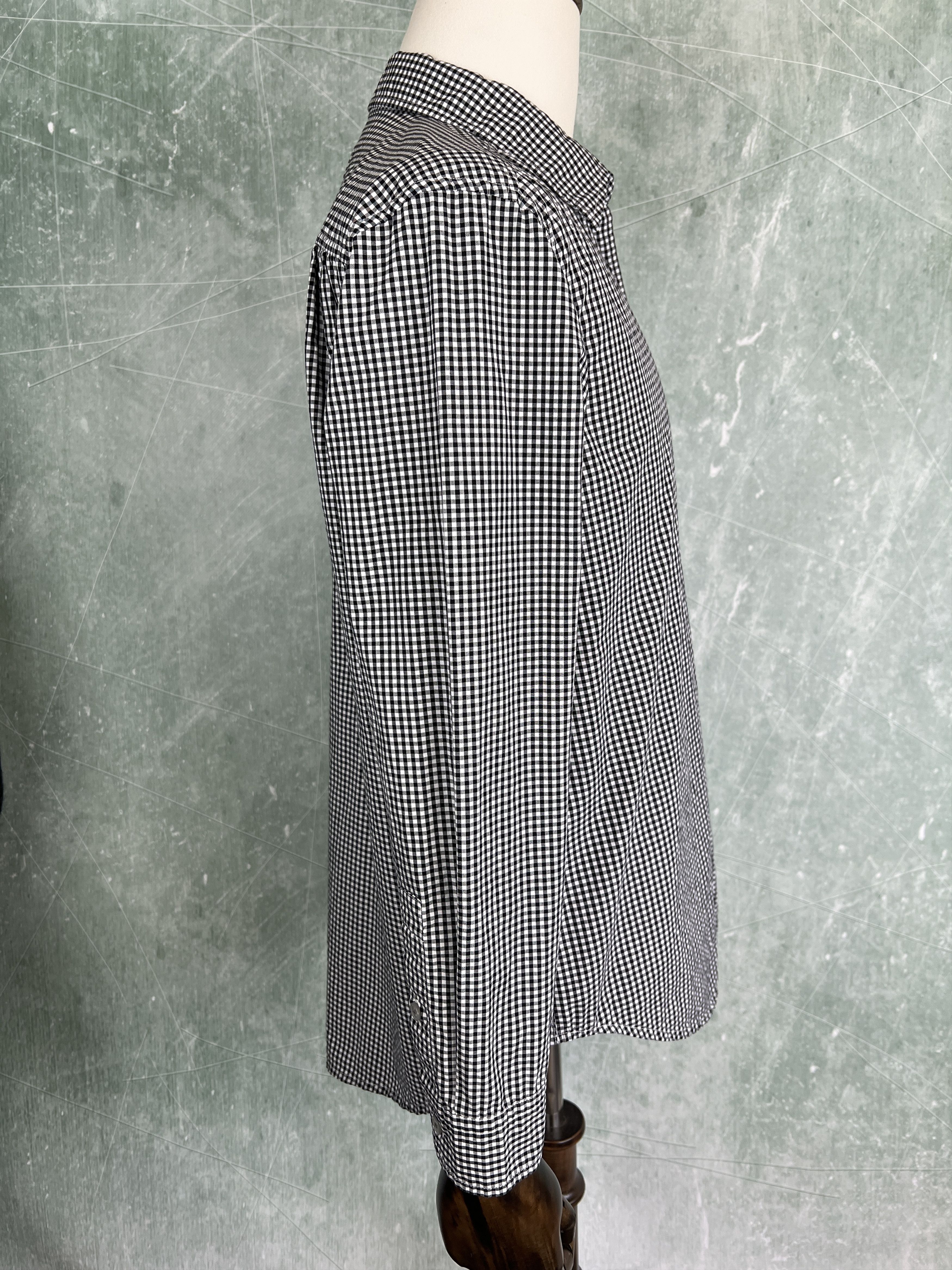 7 For All Mankind 7 For All Mankind Shirt Black White Gingham Check Sz S Size US S / EU 44-46 / 1 - 4 Thumbnail