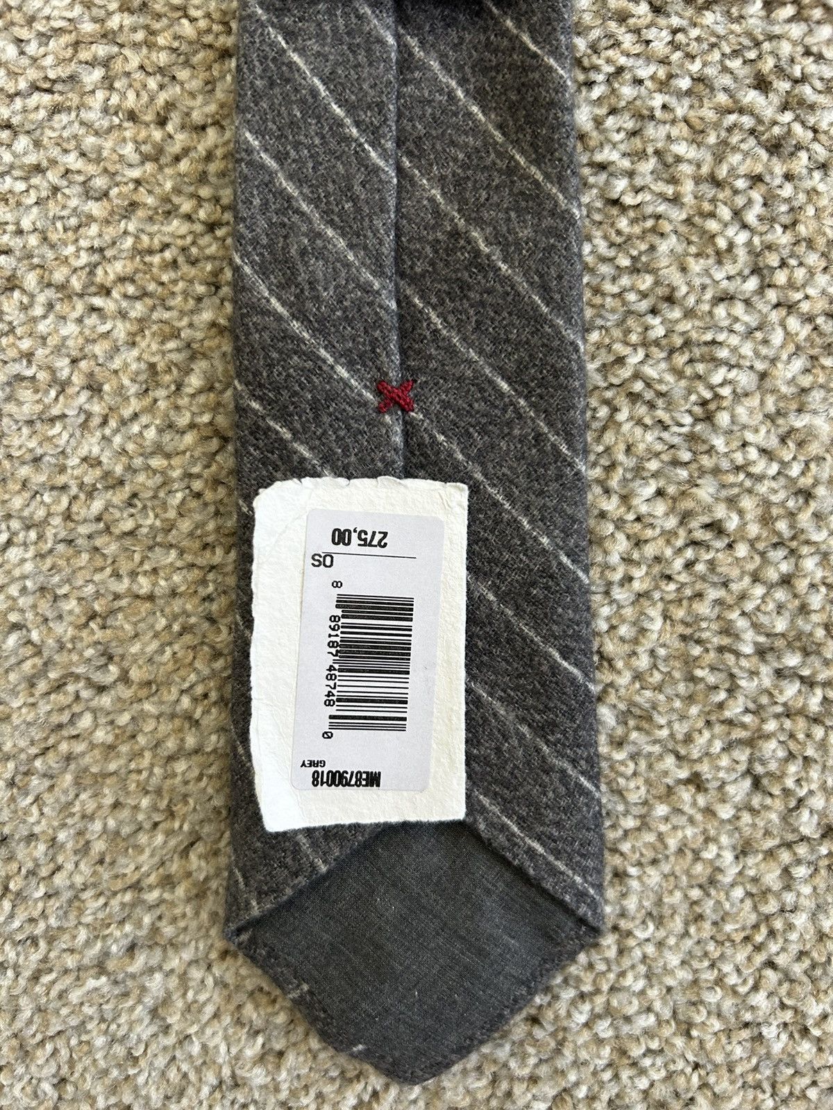 Brunello Cucinelli Unworn Brunello Cucinelli Wool Men’s Tie Size ONE SIZE - 7 Thumbnail