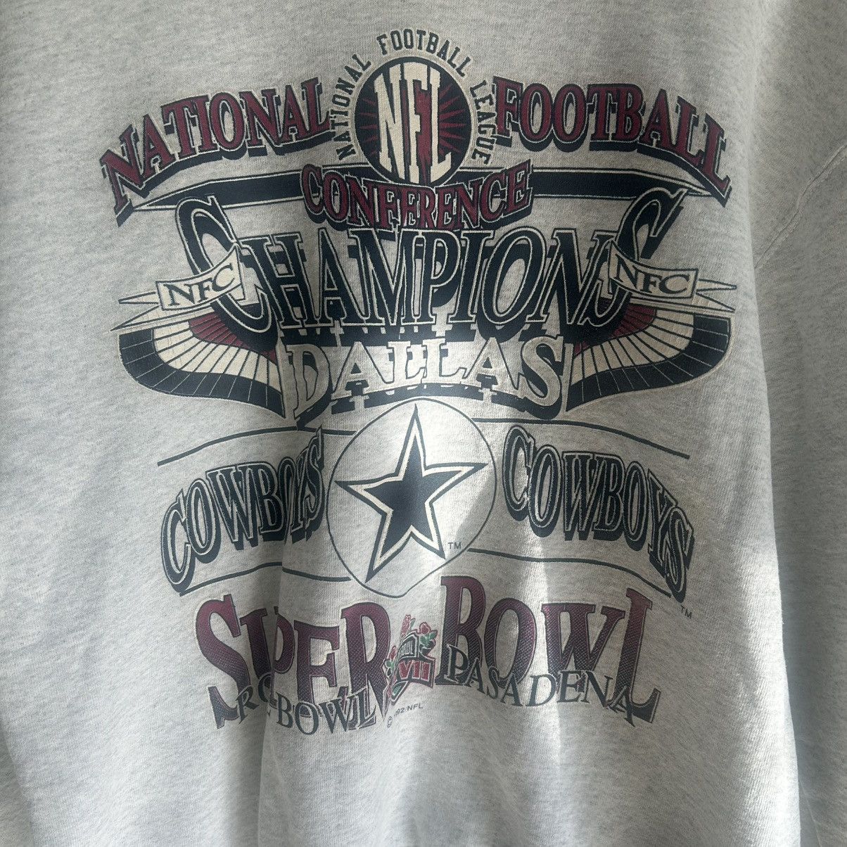Fruit Of The Loom Vintage Dallas Cowboys 90s USA Super Bowl champion Size US L / EU 52-54 / 3 - 2 Thumbnail