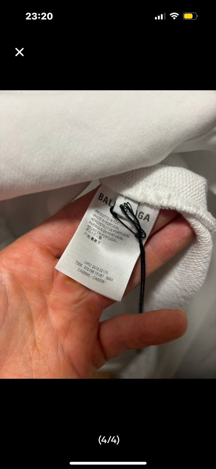 Balenciaga Goth logo hoodie Size US L / EU 52-54 / 3 - 2 Thumbnail