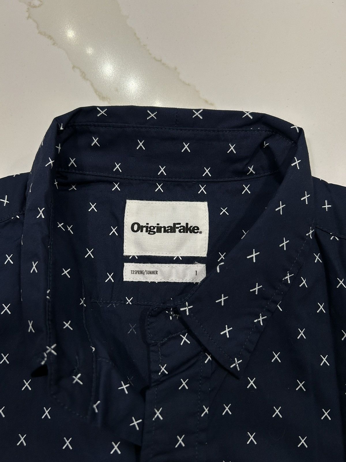 Kaws × Original Fake NEW 2013 Kaws Original Fake X Print Long Sleeve button up Size US S / EU 44-46 / 1 - 5 Thumbnail