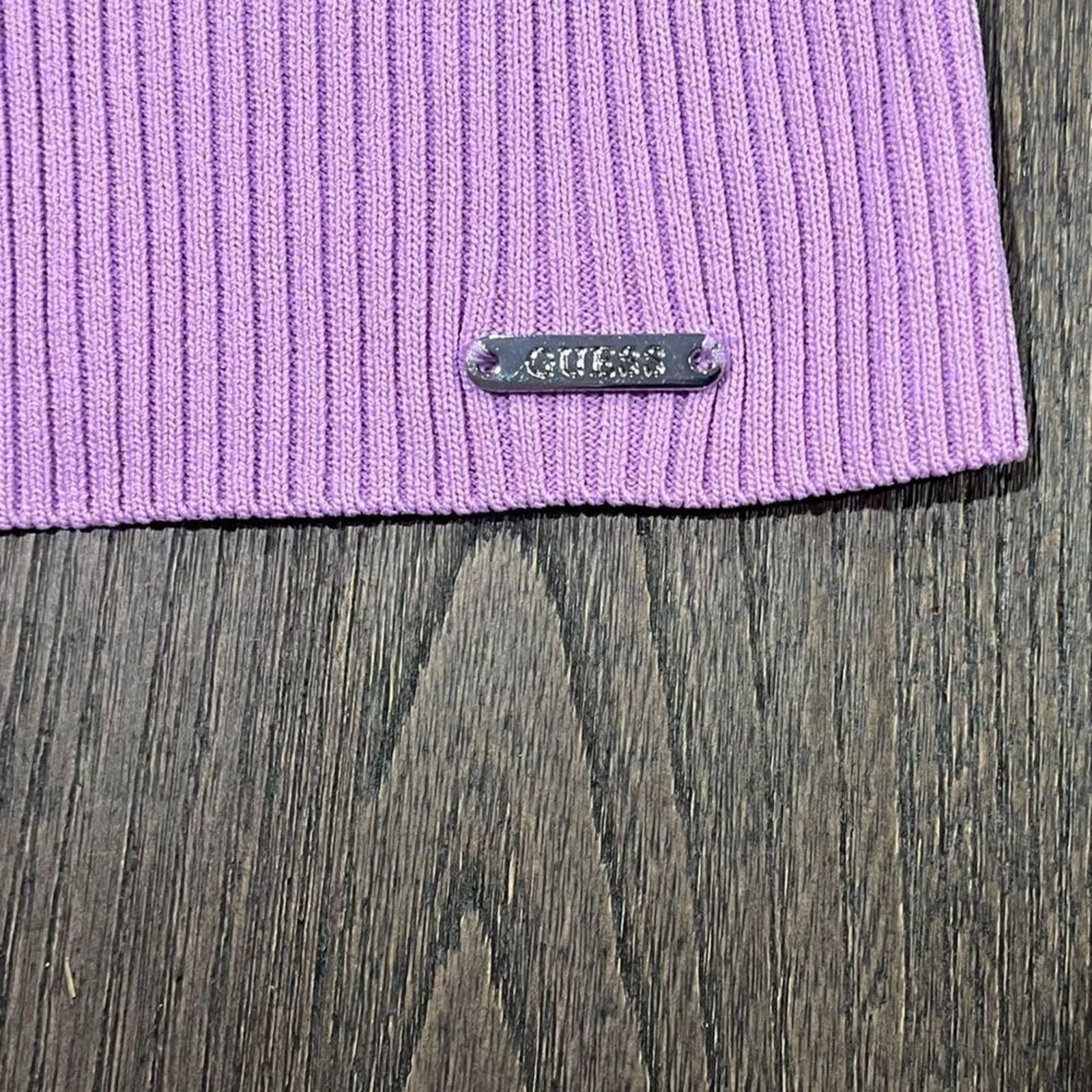 Guess NWOT Guess Lavender Purple Ribbed Knit Tank Top SIze M Size M / US 6-8 / IT 42-44 - 4 Thumbnail