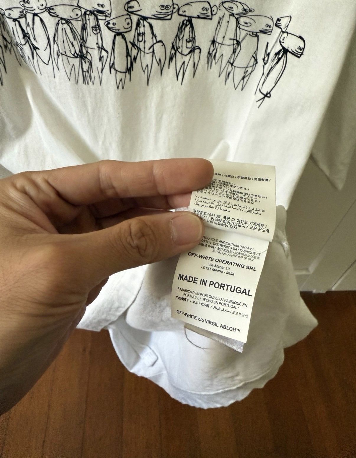 Futura × Off-White Off-White Virgil Abloh Off-White x Futura Atoms Over T-Shirt Size US L / EU 52-54 / 3 - 5 Thumbnail