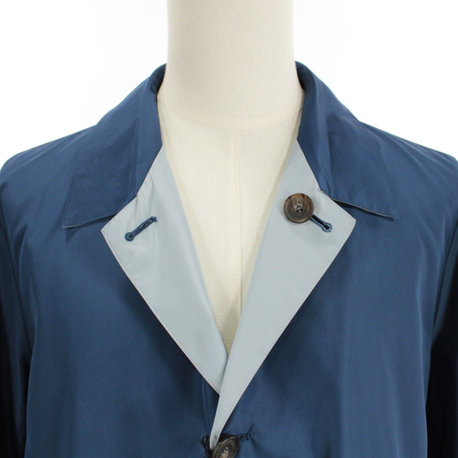 Corneliani Corneliani Jacket Size L US In Blue Polyester Size US L / EU 52-54 / 3 - 2 Thumbnail