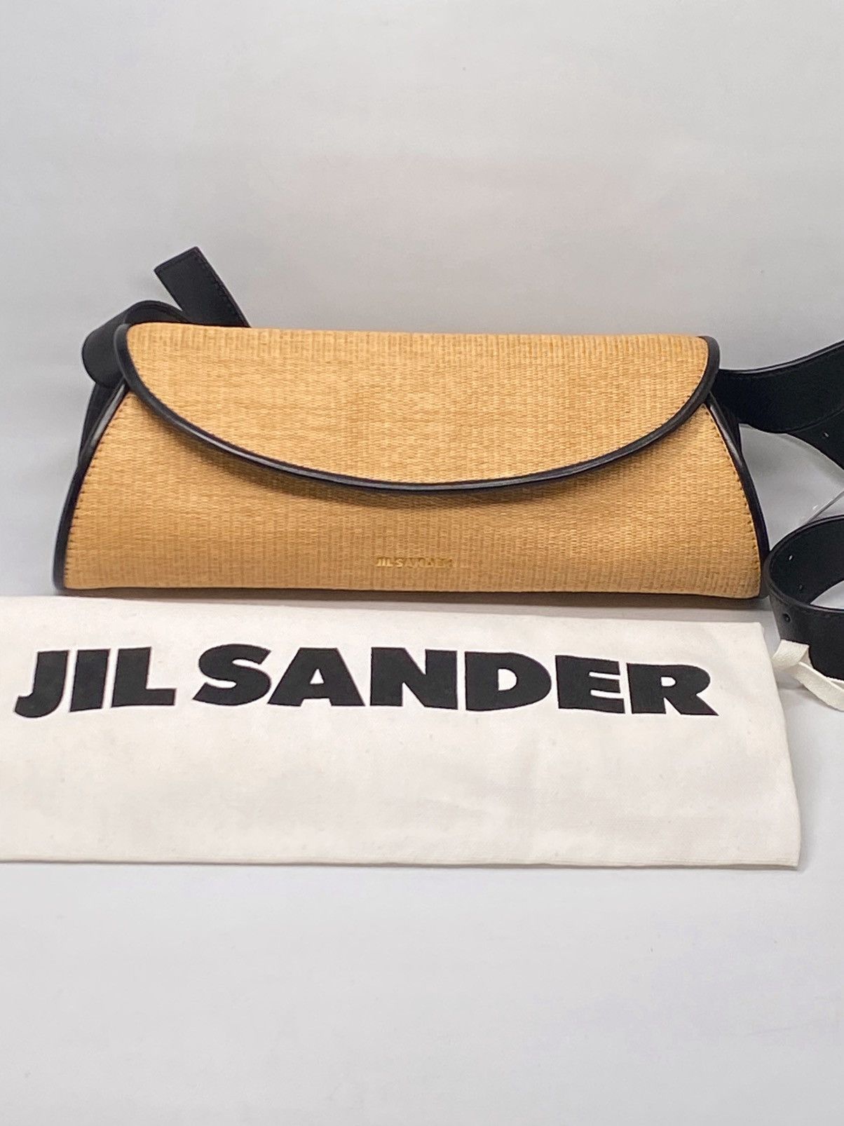 Jil Sander Jil Sander small Cannolo interwoven raffia shoulder bag Size ONE SIZE - 4 Thumbnail