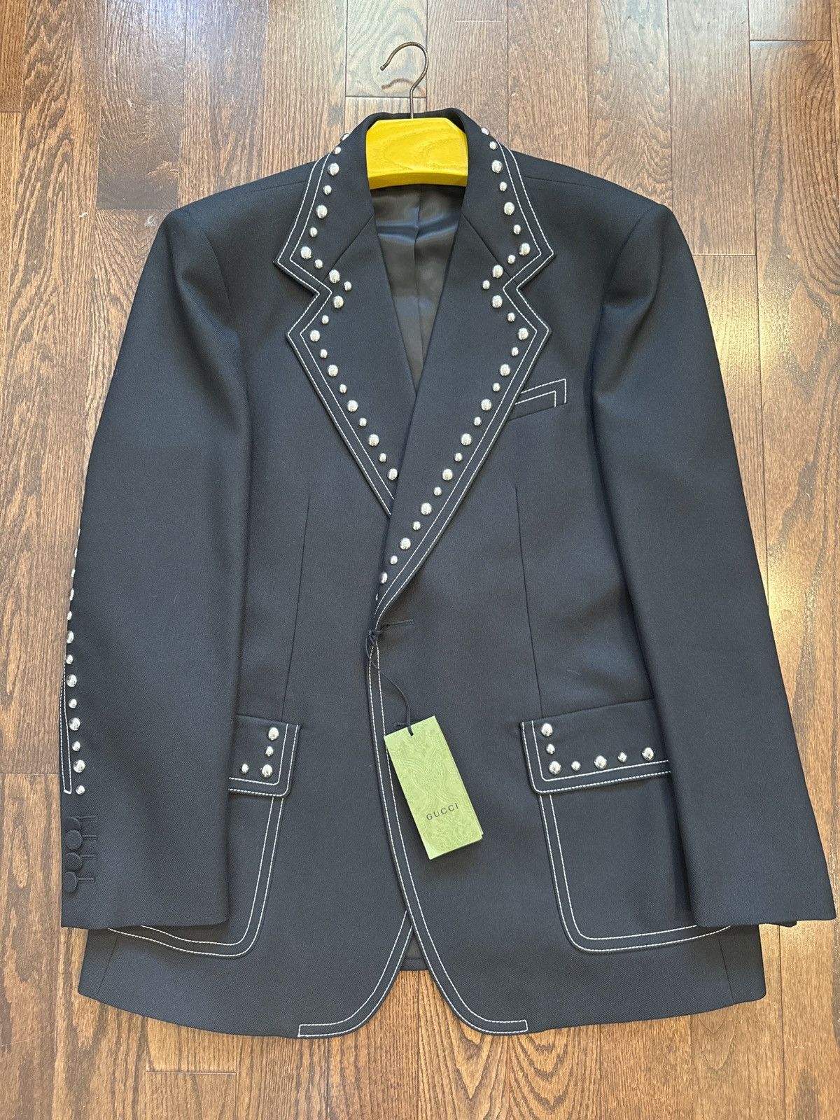 Gucci Gucci blazer studded jacket Size 54R - 1 Thumbnail