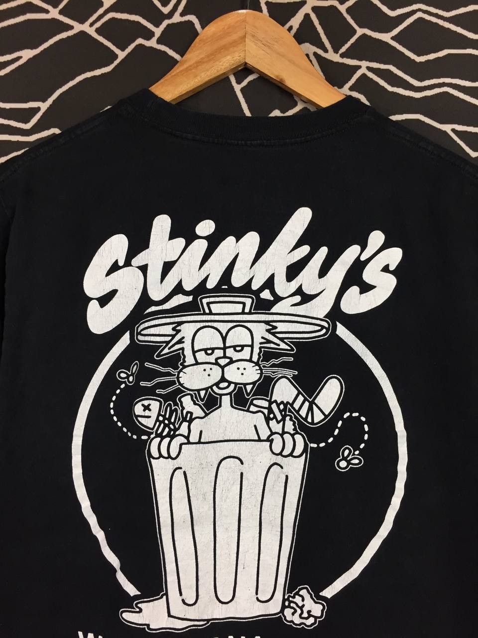 A.LAB A.LAB Stinky's Waste Management Funny Cartoon Graphic Tee Size US M / EU 48-50 / 2 - 3 Thumbnail