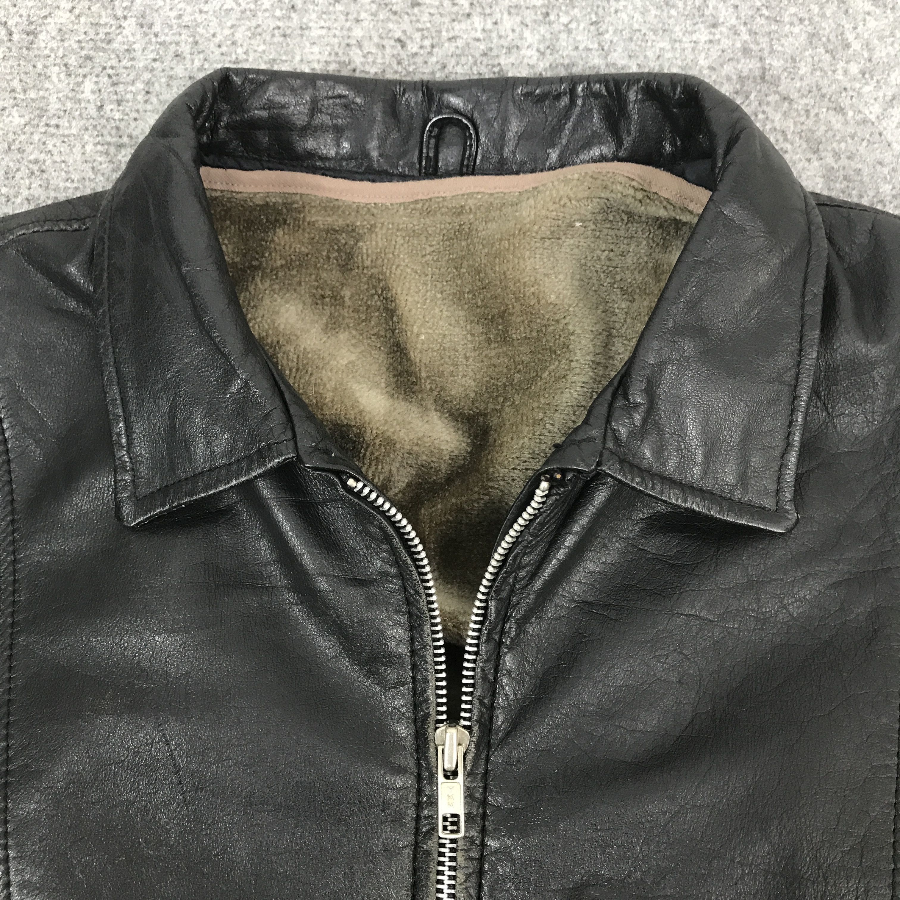 Japanese Brand Japan Bomber Jackers leather jacket K72B10 Size US M / EU 48-50 / 2 - 5 Thumbnail
