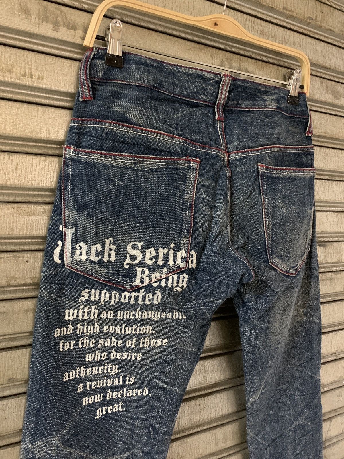 Japanese Brand Jack serika poem denim pants Size US 30 / EU 46 - 6 Thumbnail