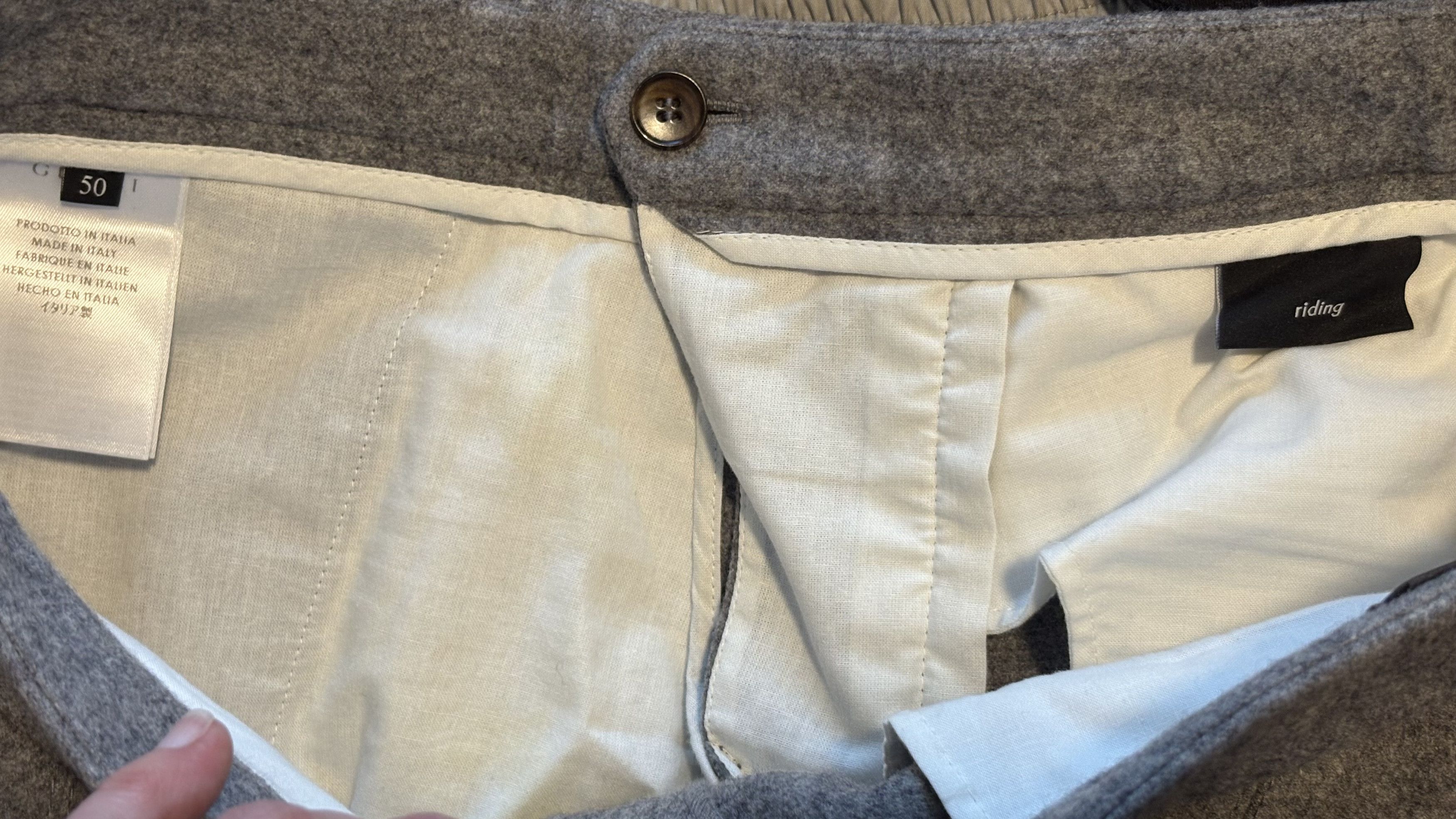 Gucci Gucci Gray Wool Cuffed Pants Size US 34 / EU 50 - 5 Thumbnail