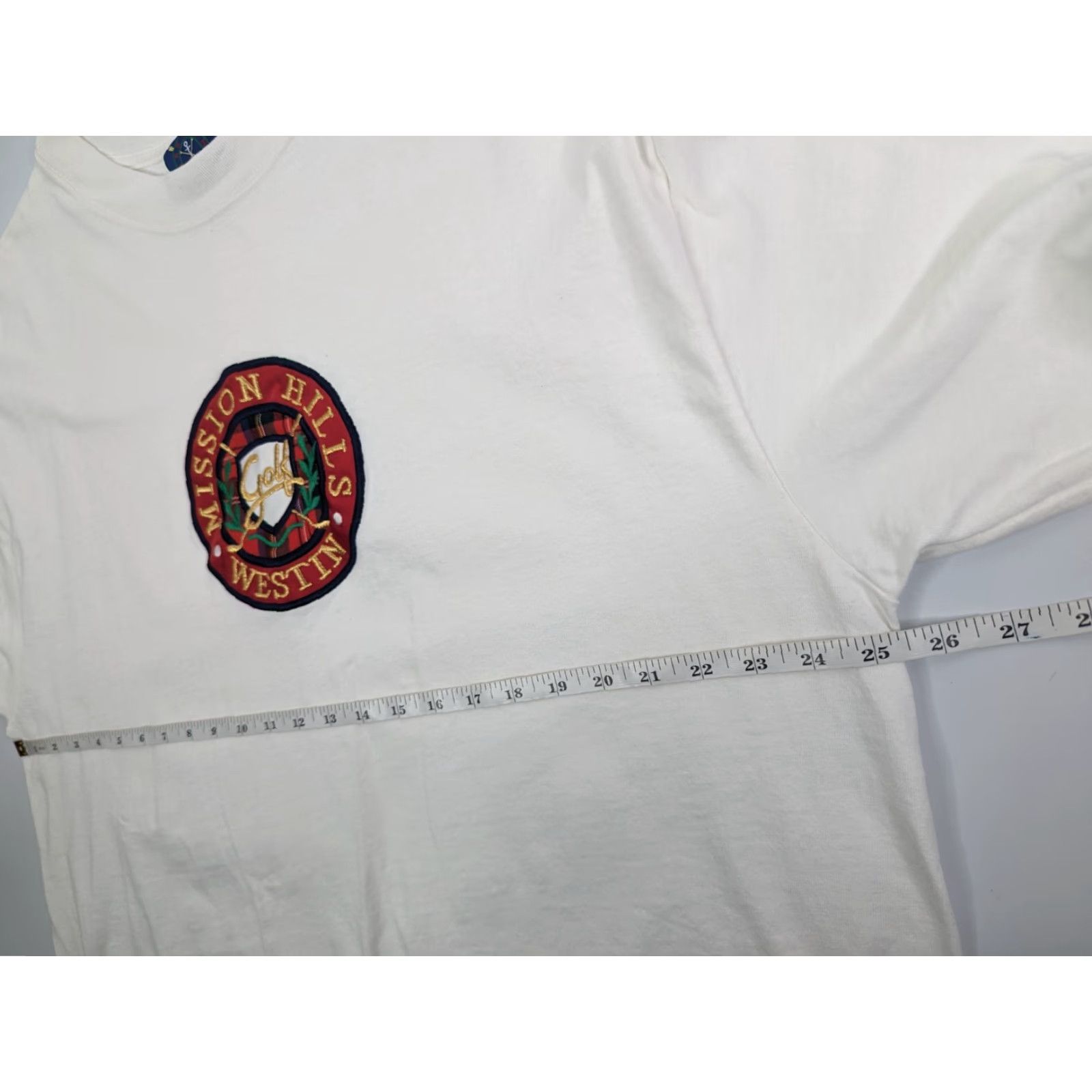 Vintage Vintage Westin Mission Hills Golf T-Shirt Mens XL Short Sleeve White Oarsman Tag Oneita Graphic Tee 1990s Retro Size US XL / EU 56 / 4 - 5 Thumbnail