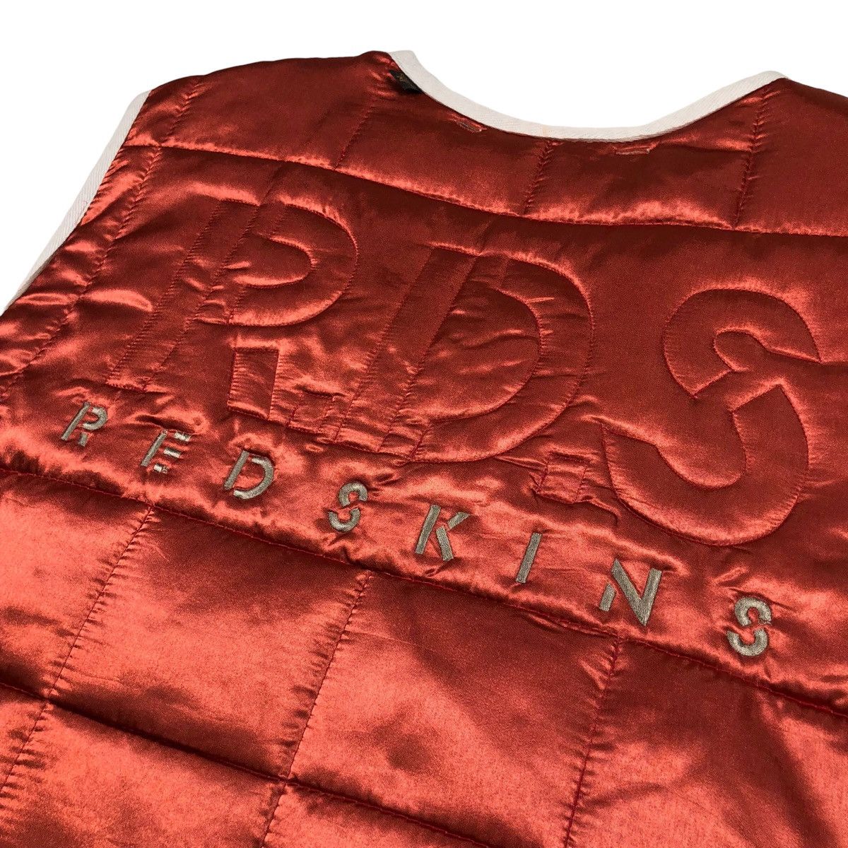 NFL Vintage R.D.S Red skins Acetate Quilted Padded Vest Size US M / EU 48-50 / 2 - 5 Thumbnail
