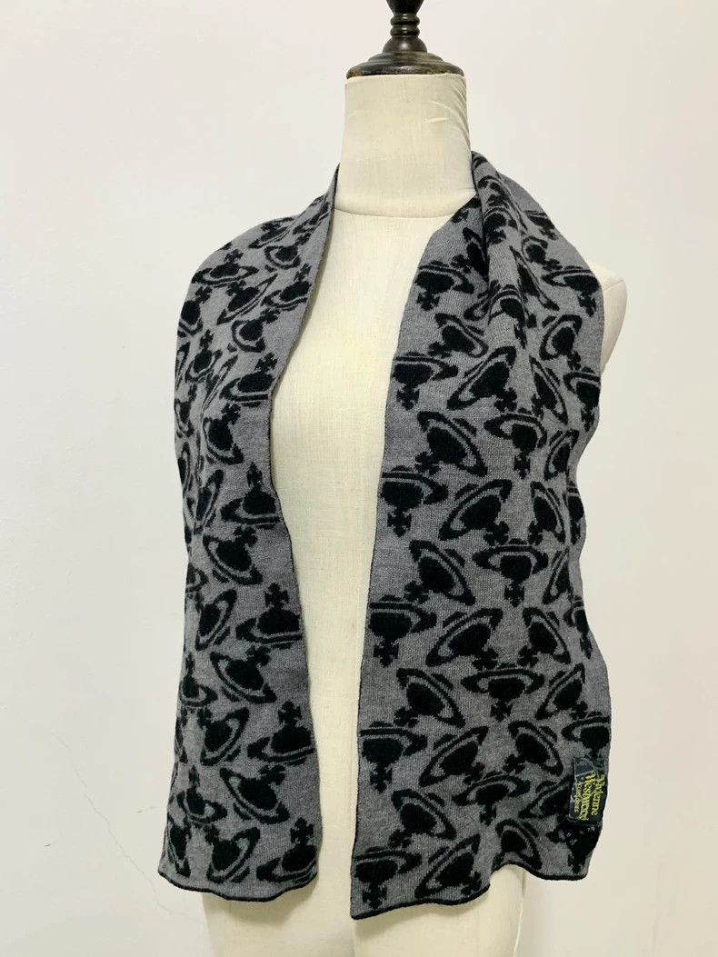 Vivienne Westwood Vivienne Westwood Saturn full moon scarf Size ONE SIZE - 5 Thumbnail