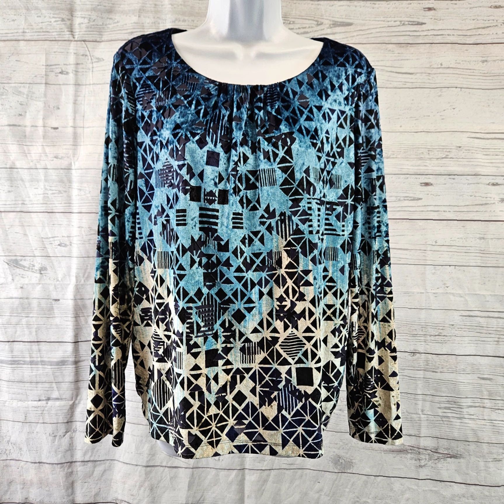 Vintage Chico's Womens Blouse XS? Size M / US 6-8 / IT 42-44 - 2 Thumbnail
