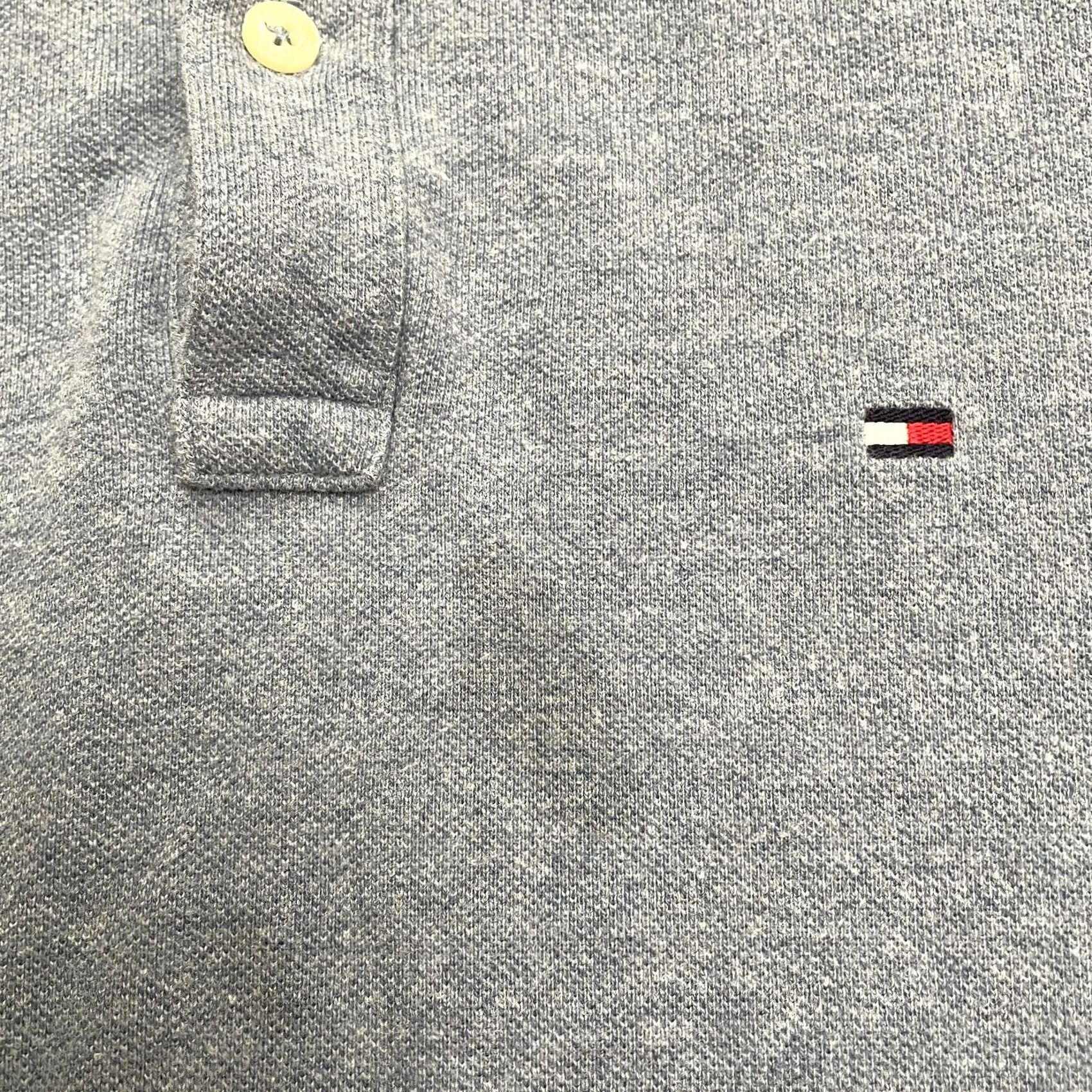 Tommy Hilfiger Tommy Hilfiger Polo Shirt Mens Large Gray Short Sleeve 100% Cotton Regular Fit Button Collar Casual Preppy Golf Tennis Sports Outfit Virginia Size US L / EU 52-54 / 3 - 5 Thumbnail