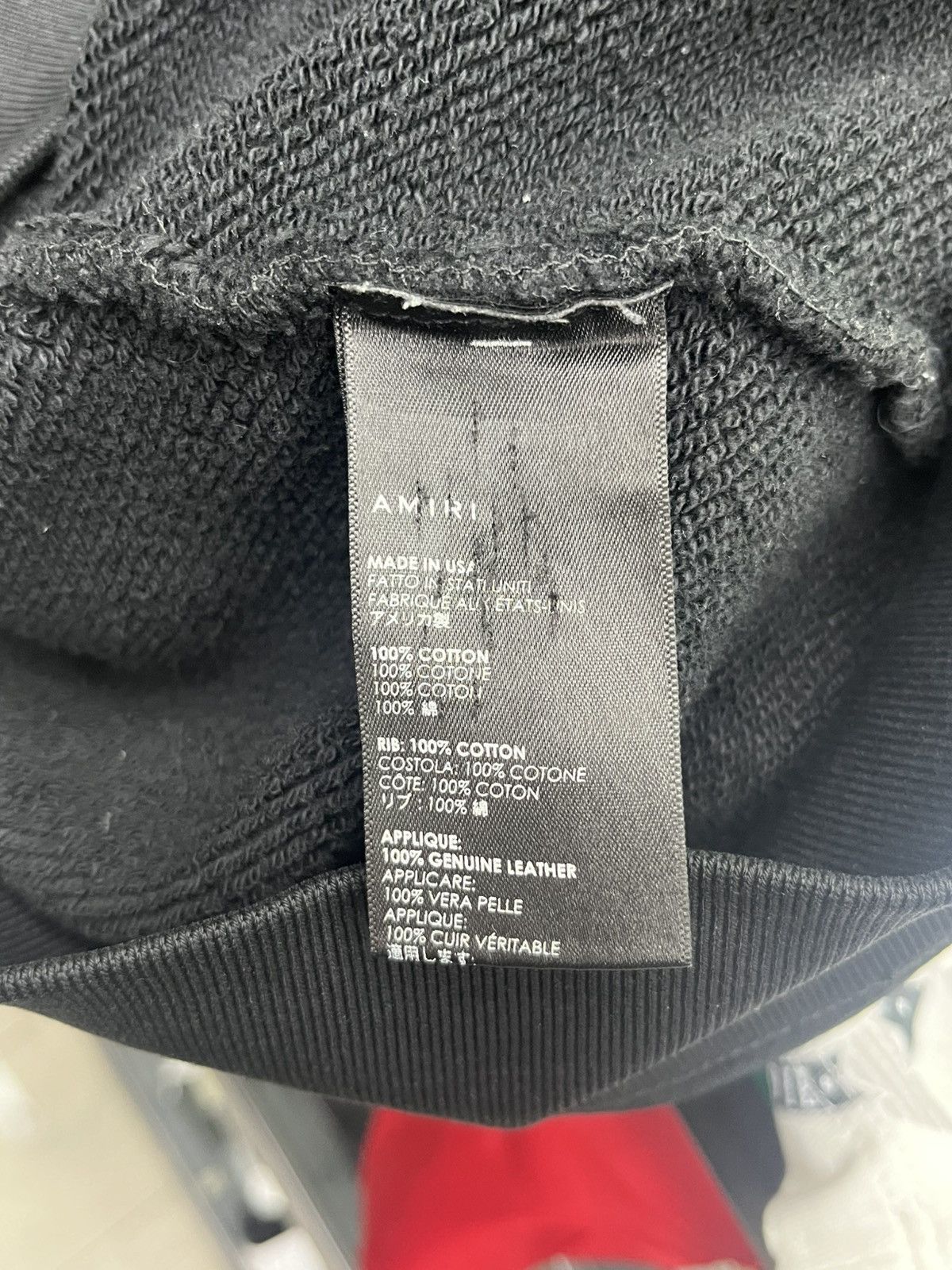 Amiri Amiri Stitch Logo Hoodie Size US M / EU 48-50 / 2 - 6 Thumbnail