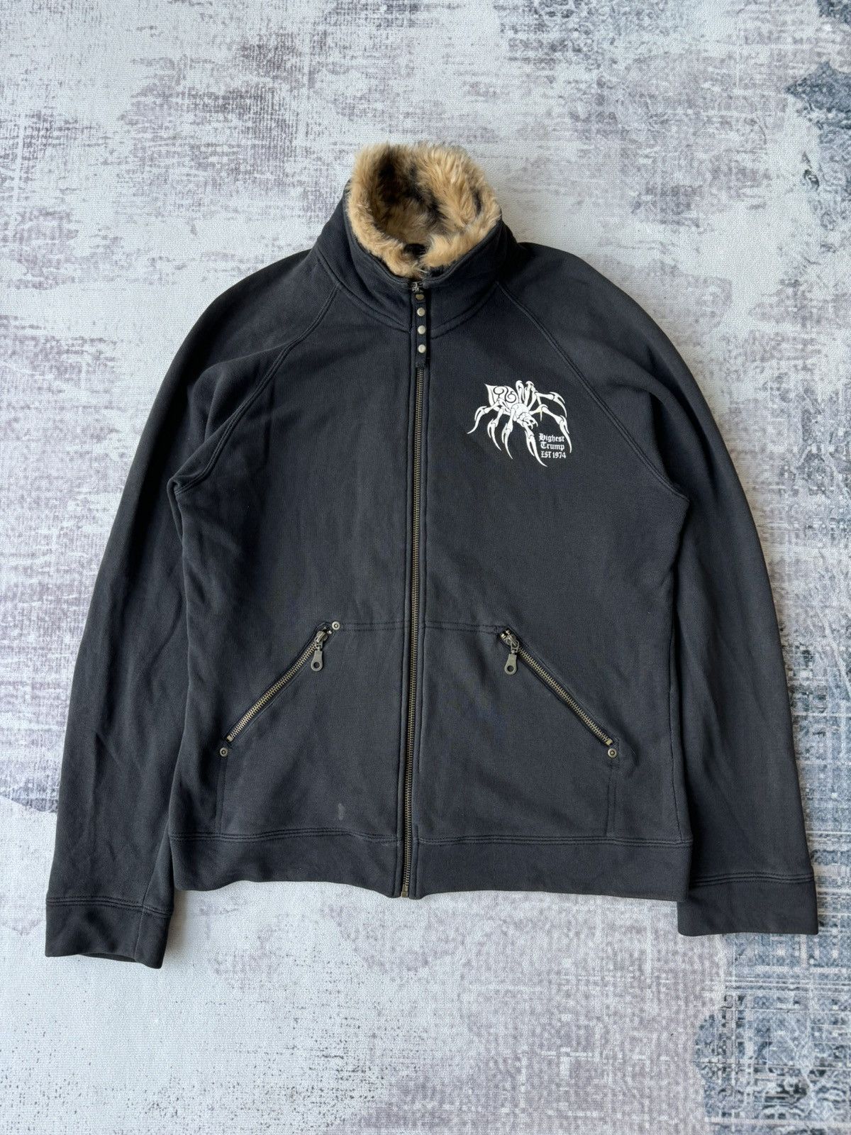 Japanese Brand XX Vintage Spider Fur Raccoon Goa Jacket Size US M / EU 48-50 / 2 - 2 Thumbnail