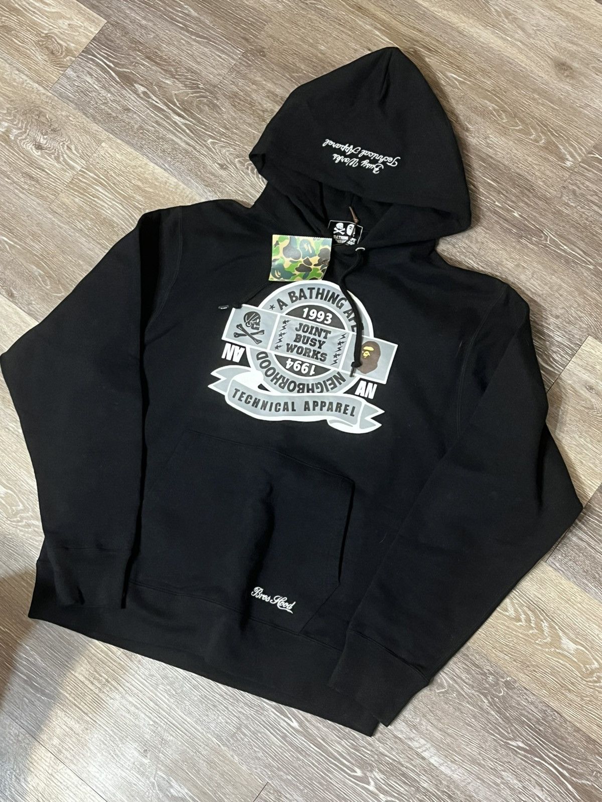 Bape × Neighborhood Bape x Neighborhood Pullover Hoodie Size US L / EU 52-54 / 3 - 2 Thumbnail