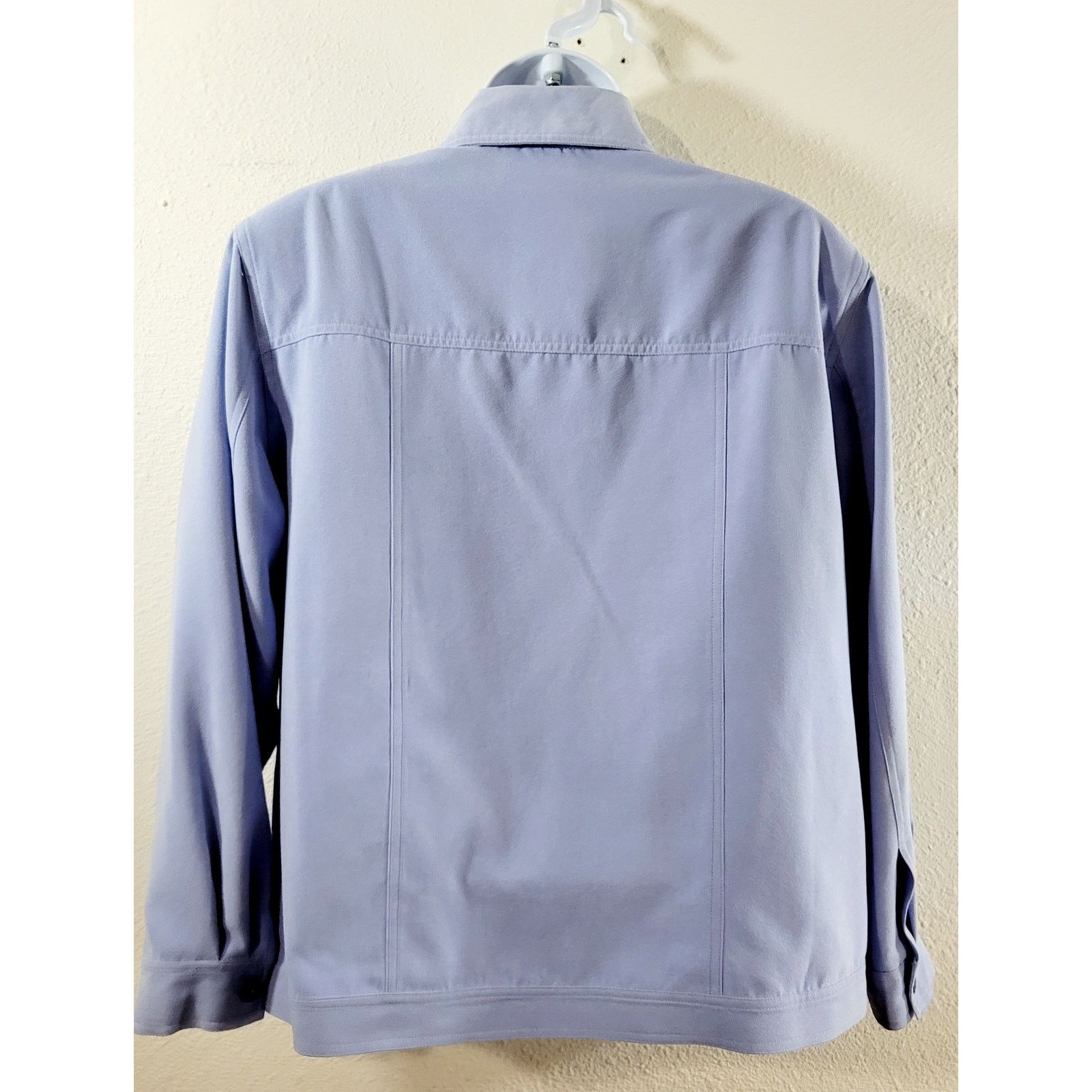Other Draper's & Damon's Periwinkle Blue Purple Button Jacket L Size L / US 10 / IT 46 - 3 Thumbnail