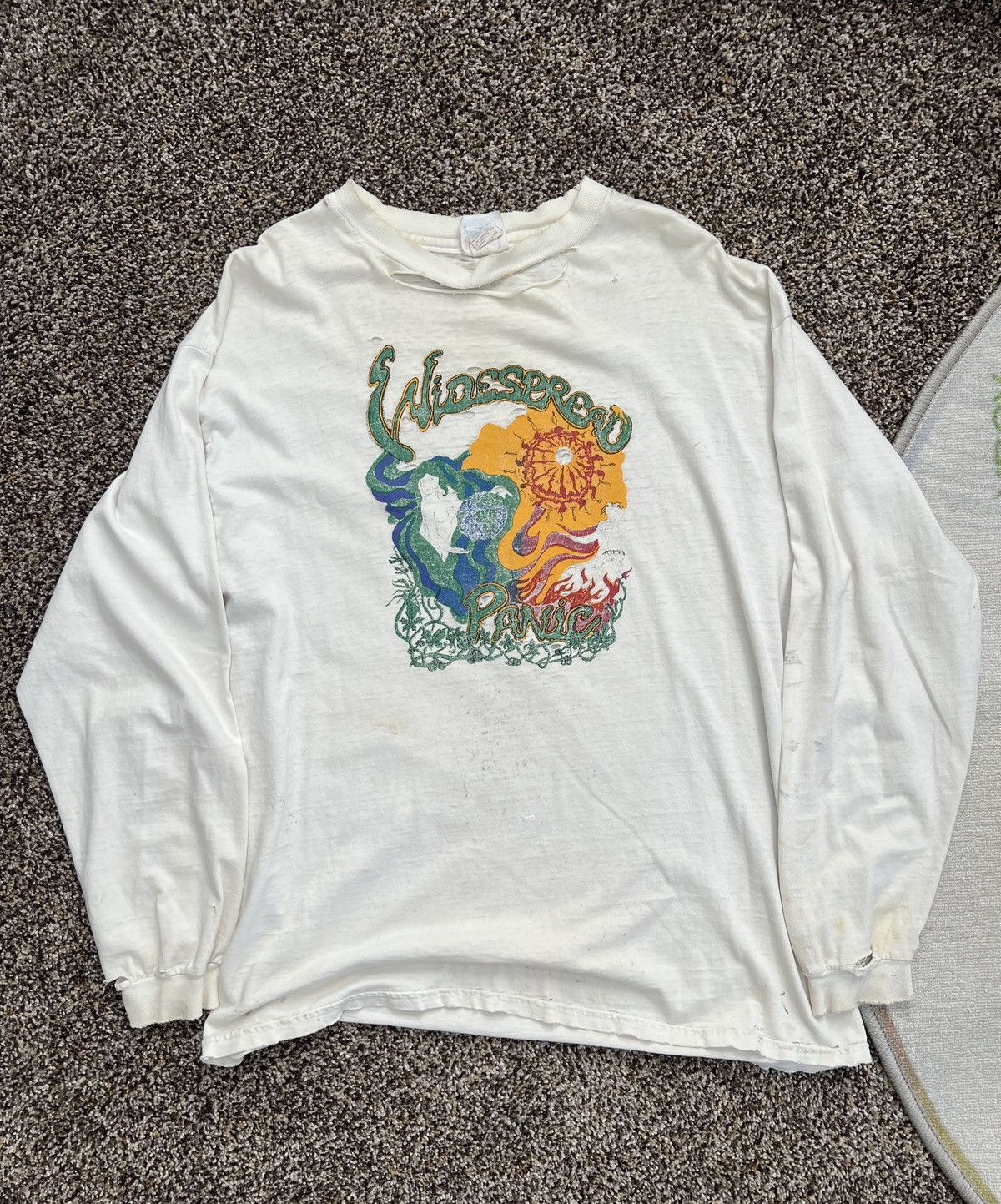 Vintage Thrashed Widespread Panic Vintage Tee Shirt Size US XL / EU 56 / 4 - 1 Thumbnail