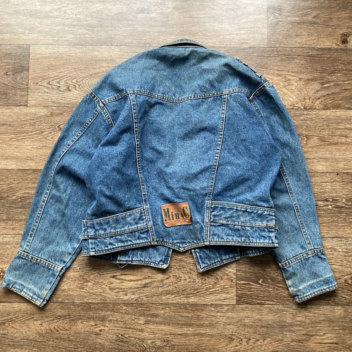 Japanese Brand Vintage Grange Punk Y2K Biker Denim Jacket Size S / US 4 / IT 40 - 2 Thumbnail