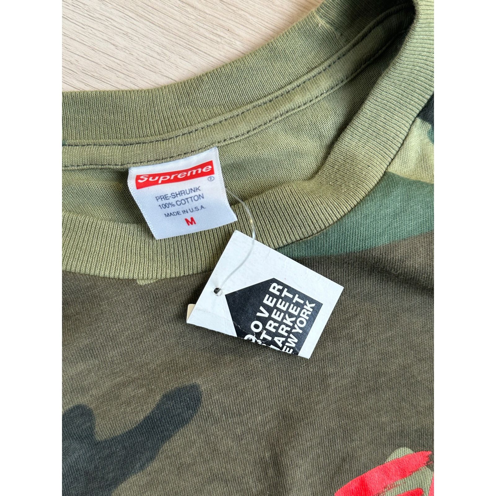 Supreme Supreme Futura Logo Tee Woodland Camo - Size M - NEW Size US M / EU 48-50 / 2 - 7 Thumbnail