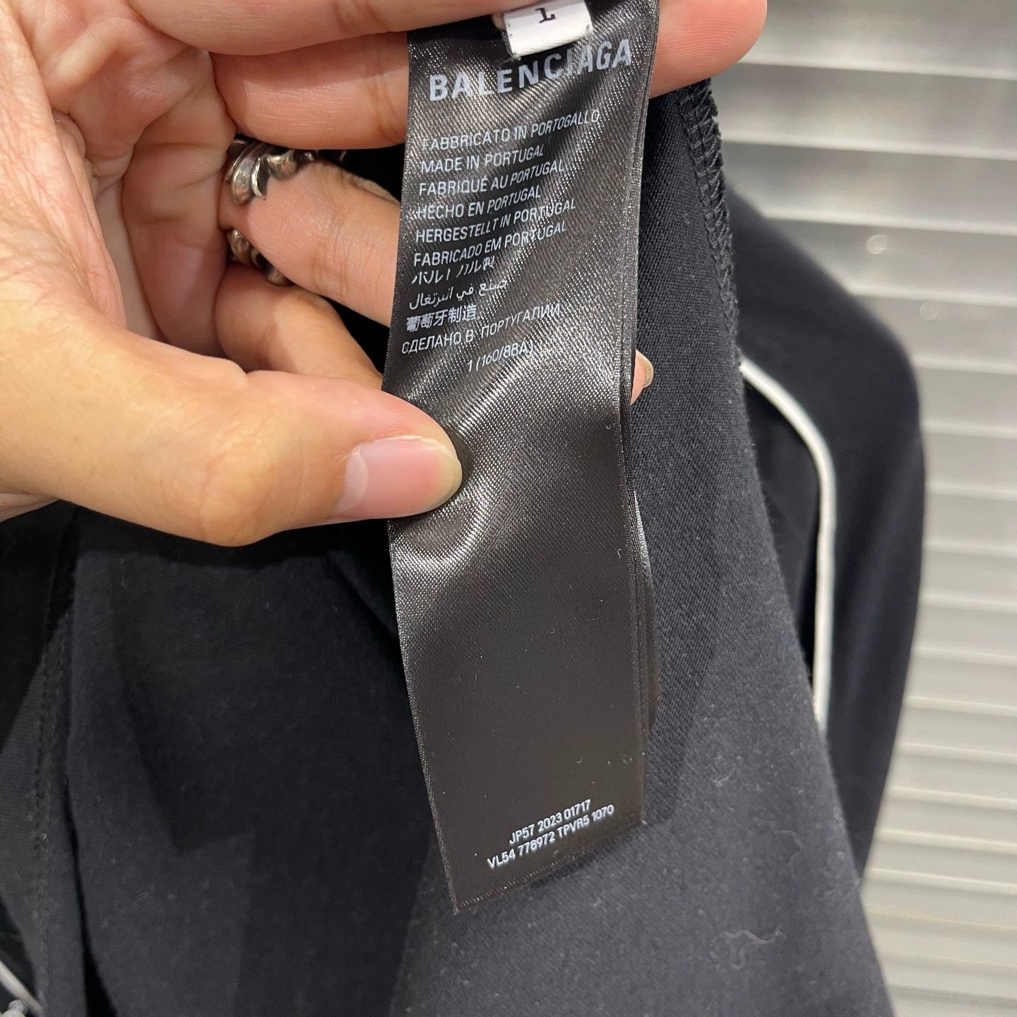 Balenciaga Balenciaga MU Paris Football Black Longsleeve Size 1 Size S / US 4 / IT 40 - 8 Thumbnail