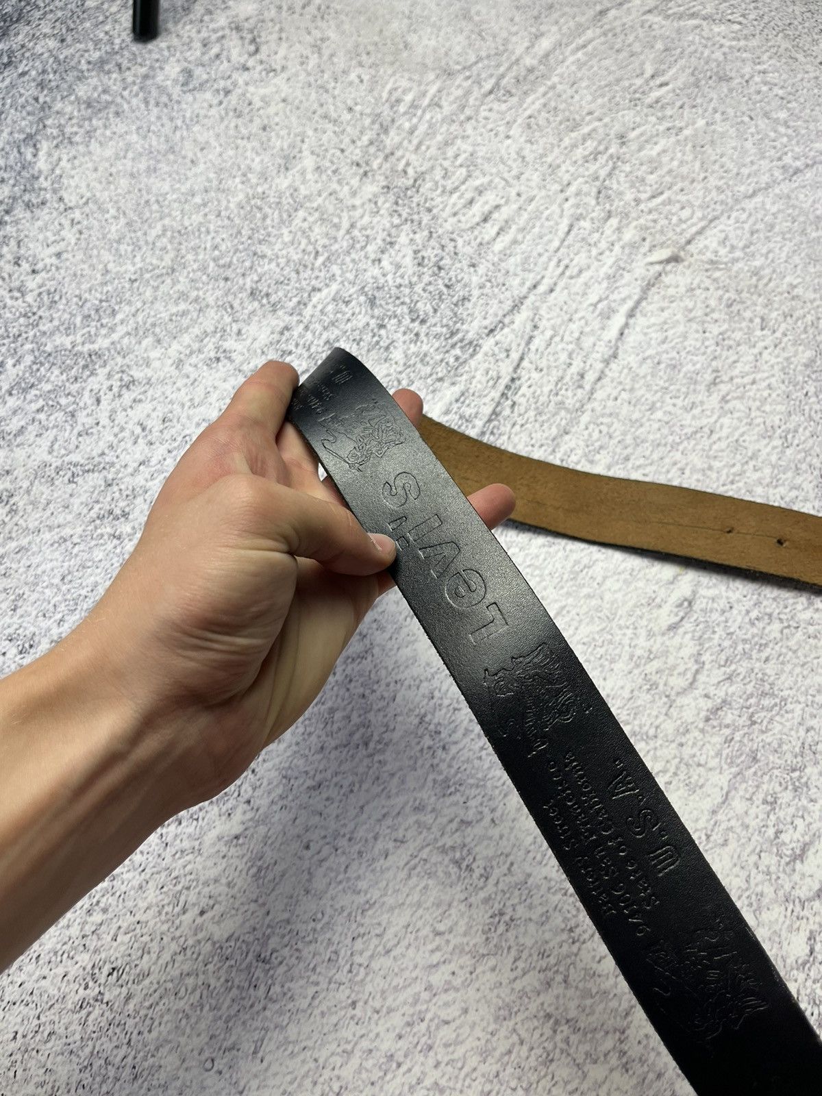 Levi's Vintage Levi’s Belts Leather Japanese Brand Y2K streetwear Size ONE SIZE - 9 Thumbnail