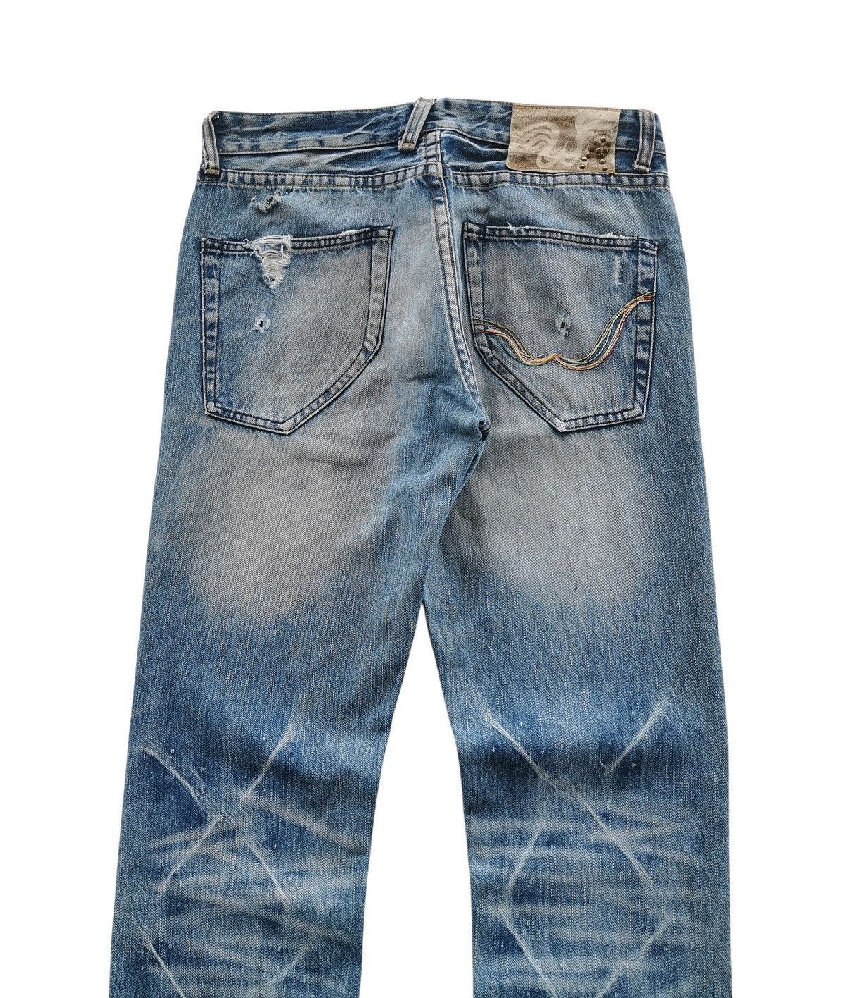 Replay Vintage Replay Distressed Denim Jeans ♦️ 31x34.5 Size US 31 - 5 Thumbnail