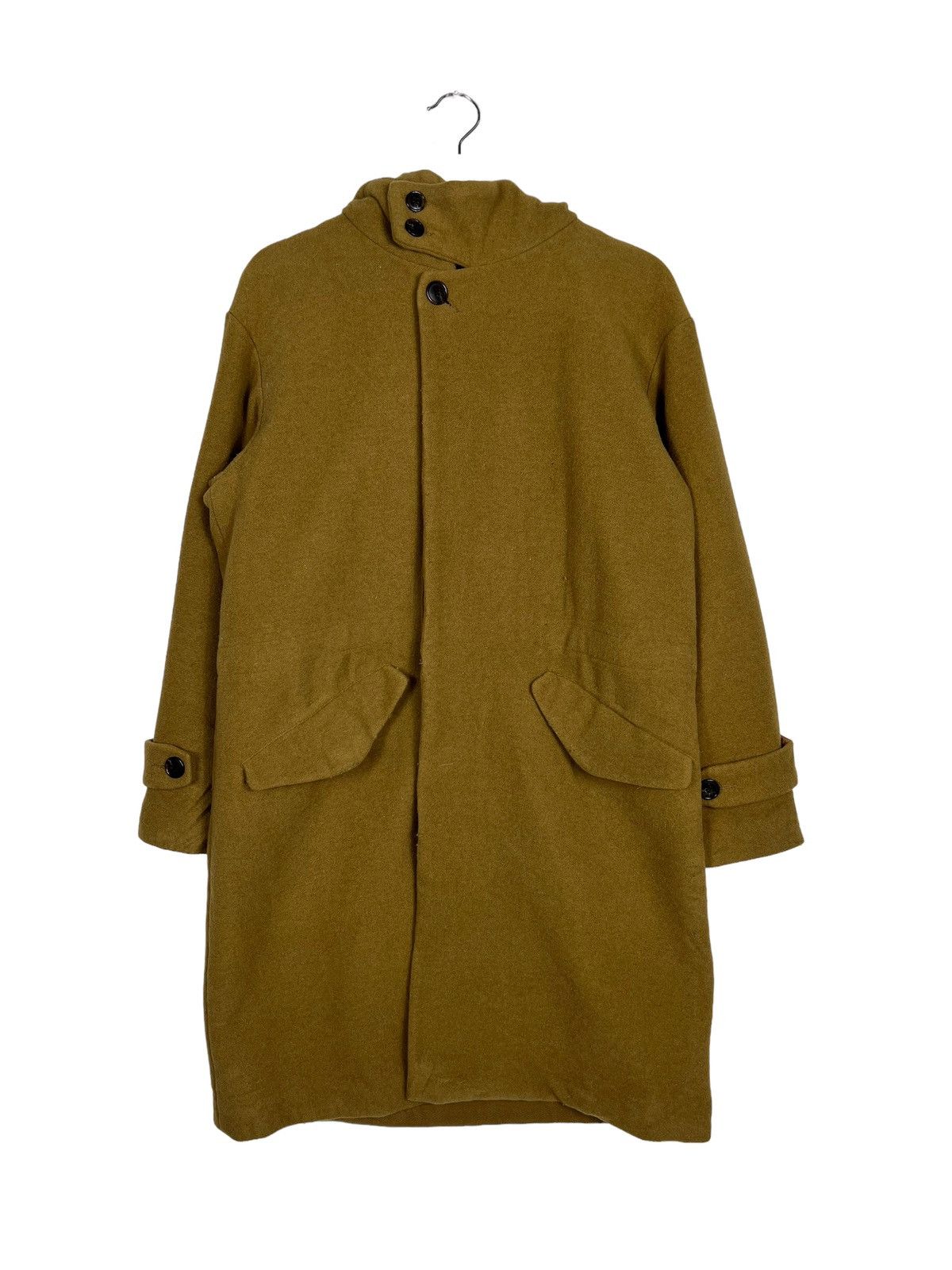 CABANE de ZUCCa 🔥 ZUCCA ISSEY MIYAKE WOOL ZIPPER COAT Size US M / EU 48-50 / 2 - 3 Thumbnail