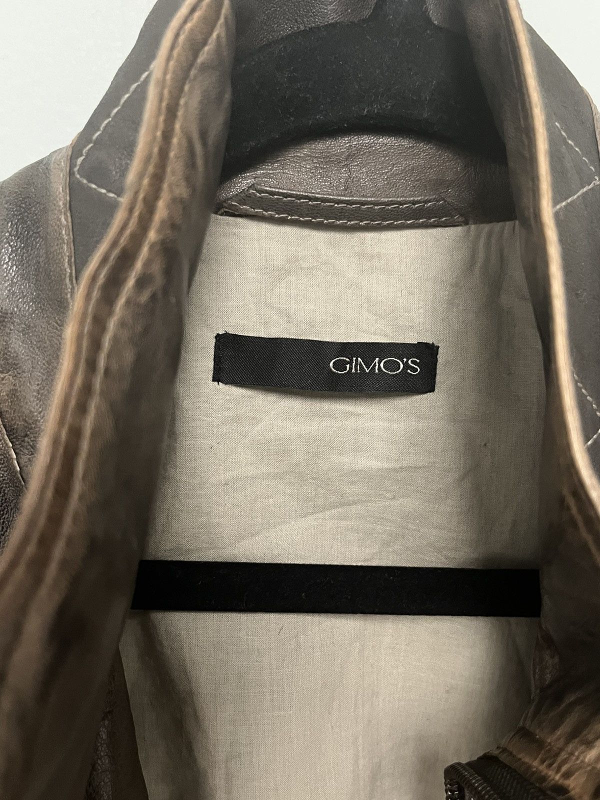 Gimo's Leather jacket. Medium Size US M / EU 48-50 / 2 - 9 Thumbnail