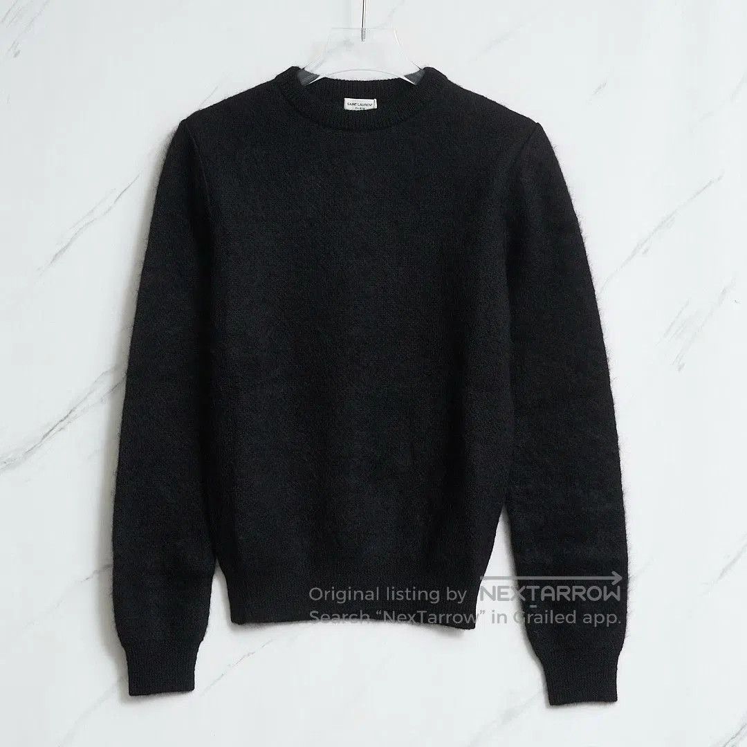 Saint Laurent Paris Saint Laurent Men's Classic Round Neck Sweater. Size US S / EU 44-46 / 1 - 1 Thumbnail