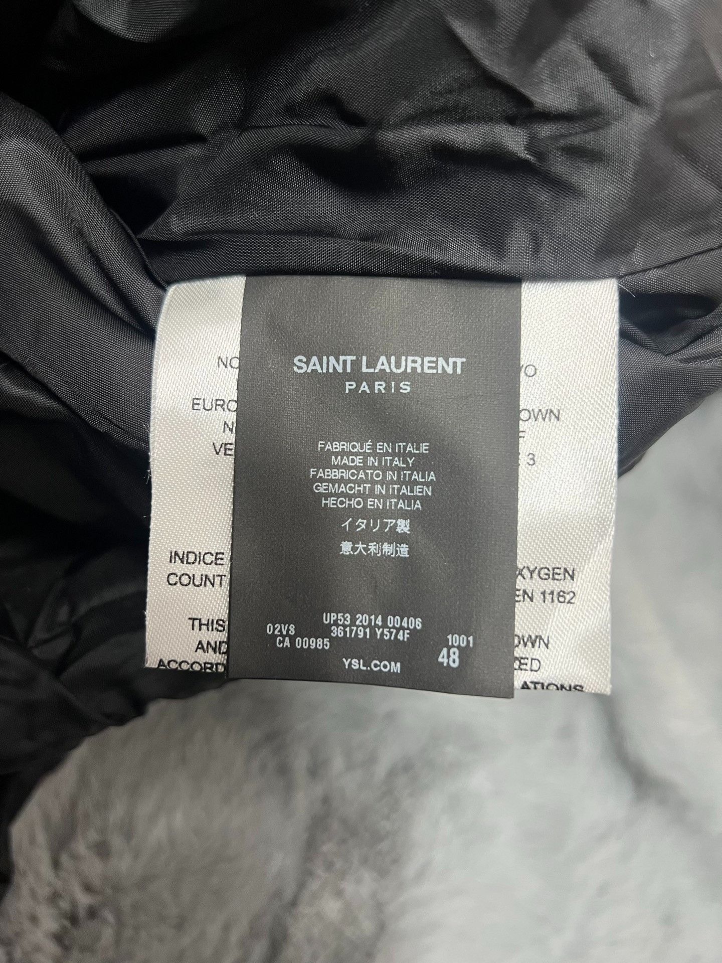 Saint Laurent Paris Saint laurent Lamb skin studded goose down down jacket 2501 Size US M / EU 48-50 / 2 - 6 Thumbnail