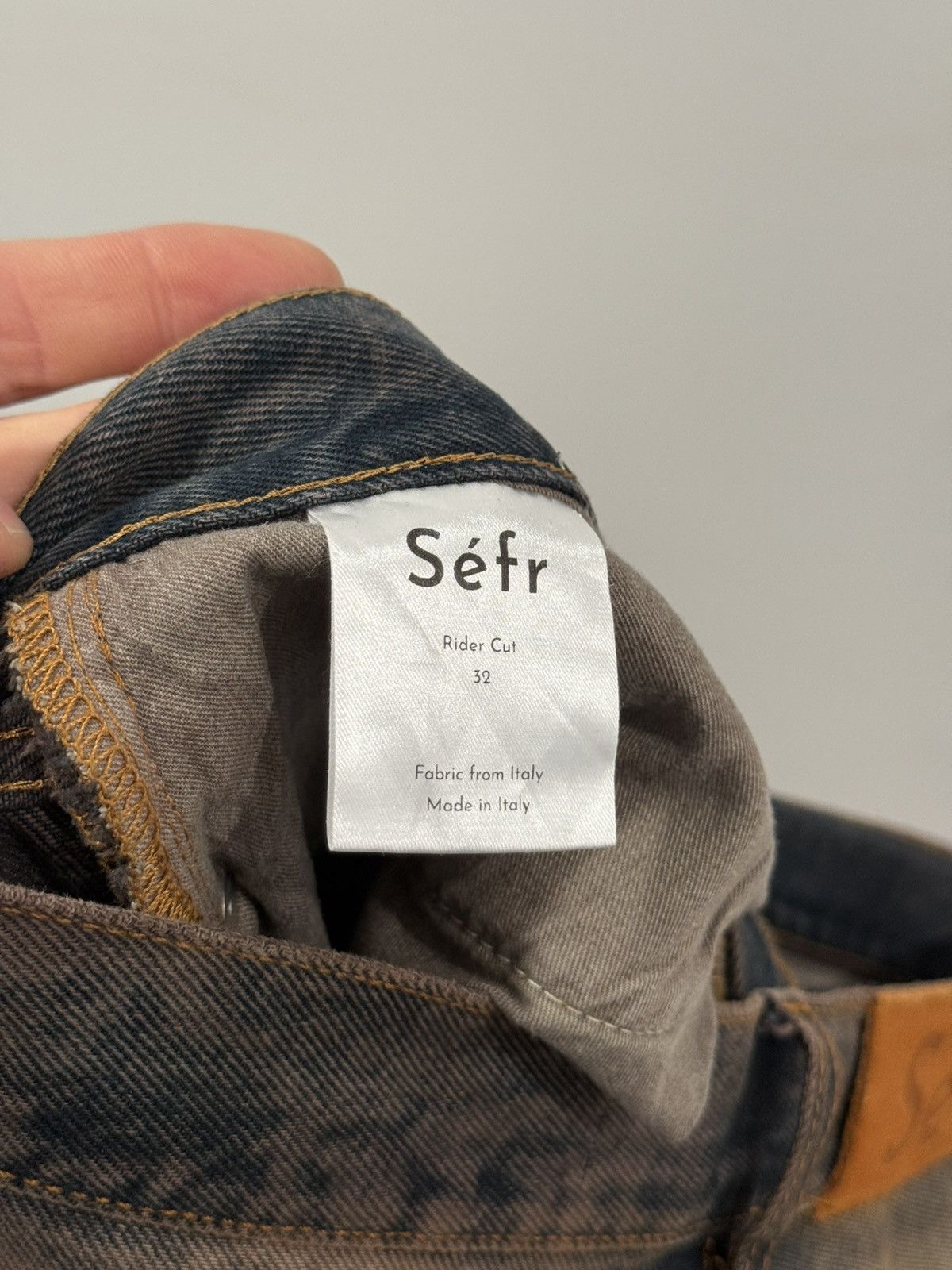 Sefr Rider Cut Denim Size US 32 / EU 48 - 5 Thumbnail